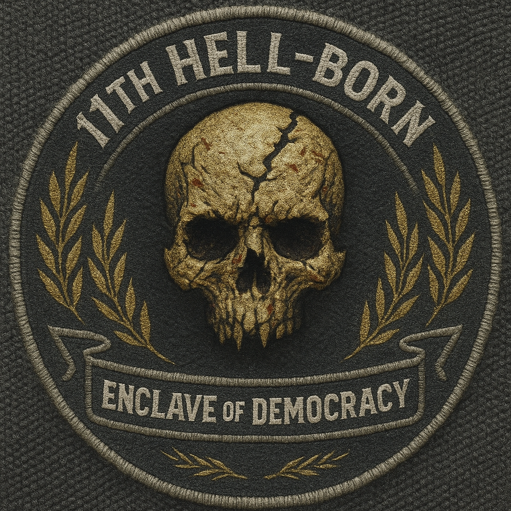 11th Hell-Born, Enclave Of Democracy Logo
