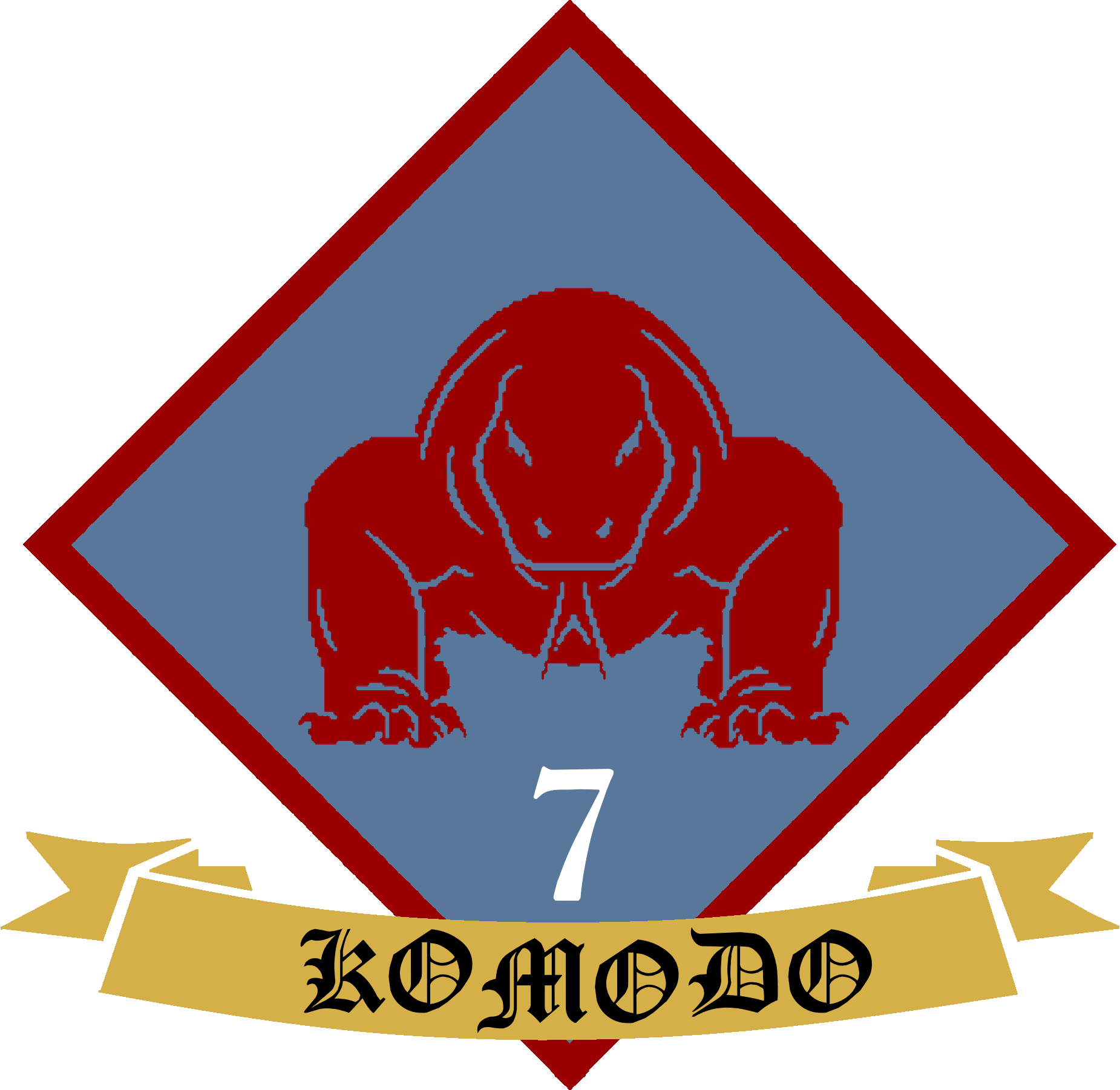7th Rupture Battalion Komodos Logo