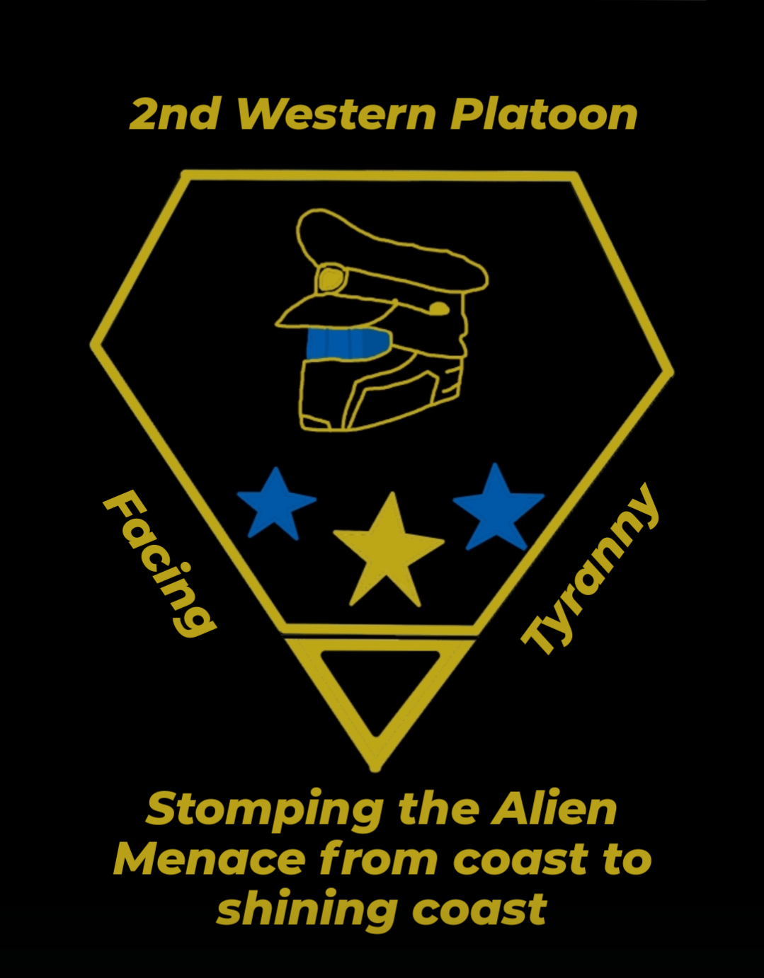 The 2nd West American Platoon Logo