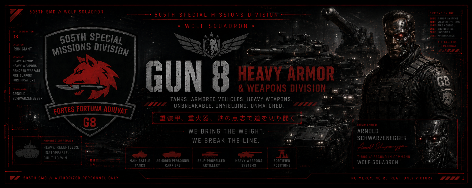 Tank and heavy weapons division Logo