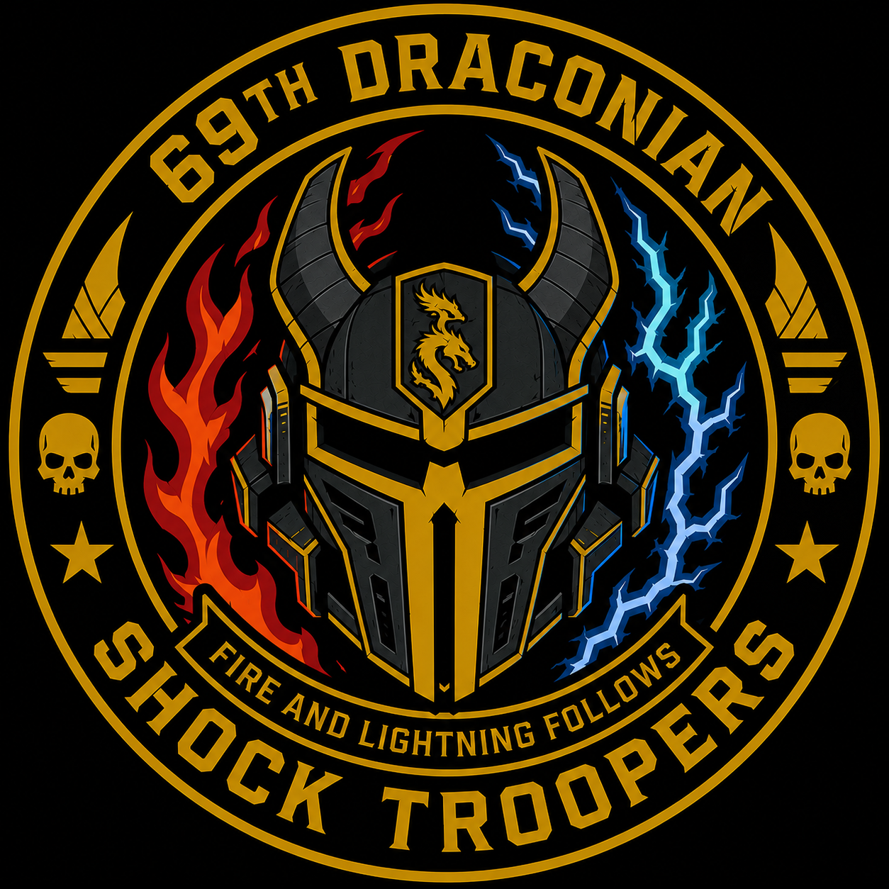69th Draconian Shock Troopers Platoon Logo