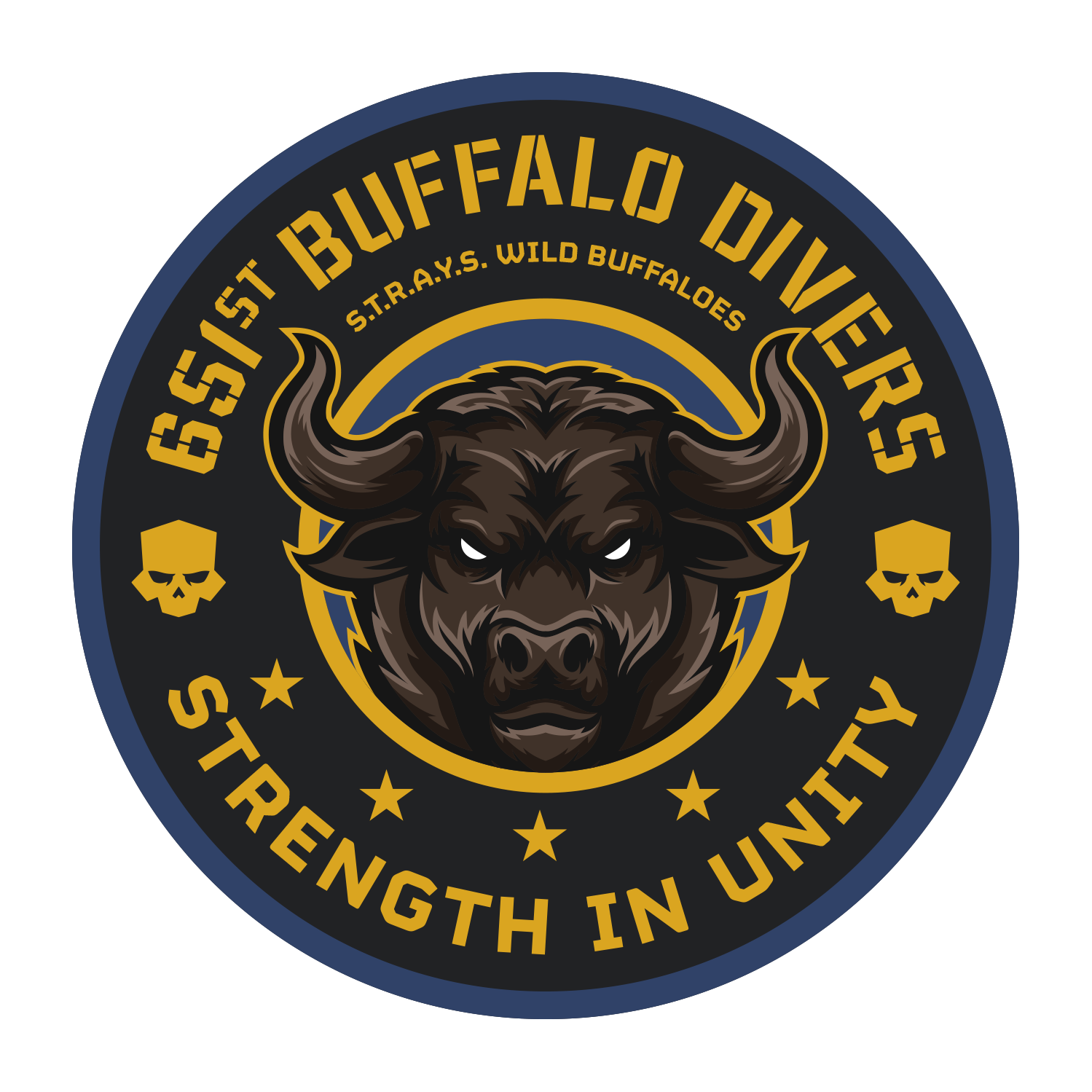 651st Buffalo Divers Logo
