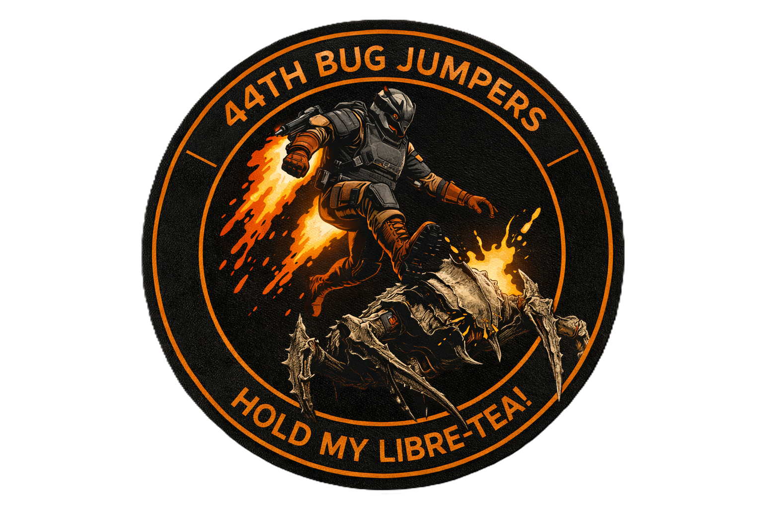 44th Jump Assault BN “Bug Jumpers” Logo