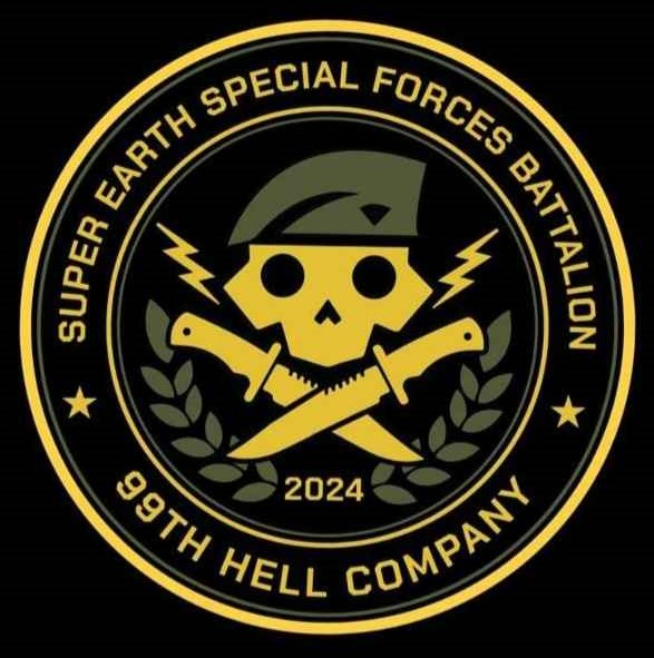 99th Hell Company Command Team Logo
