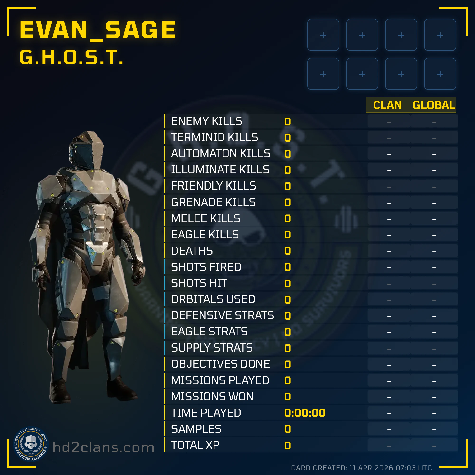 Player Card