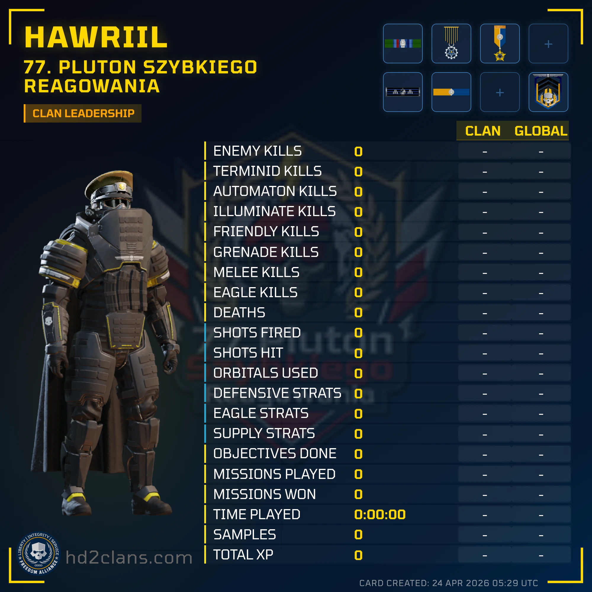 Player Card