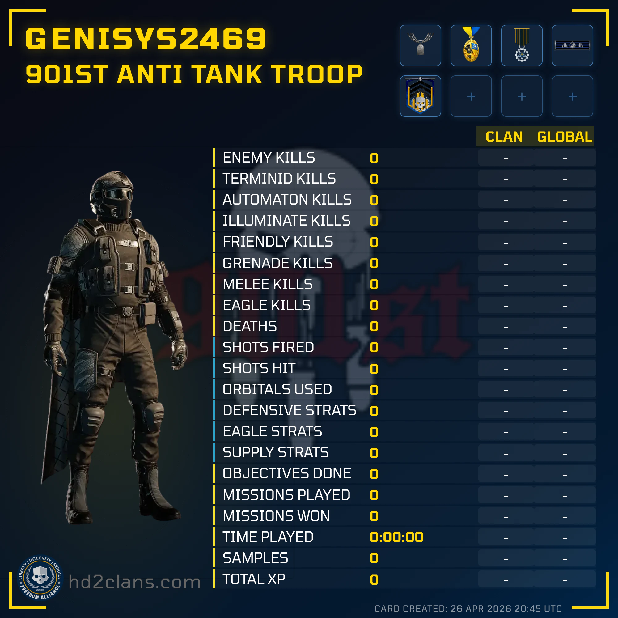 Player Card