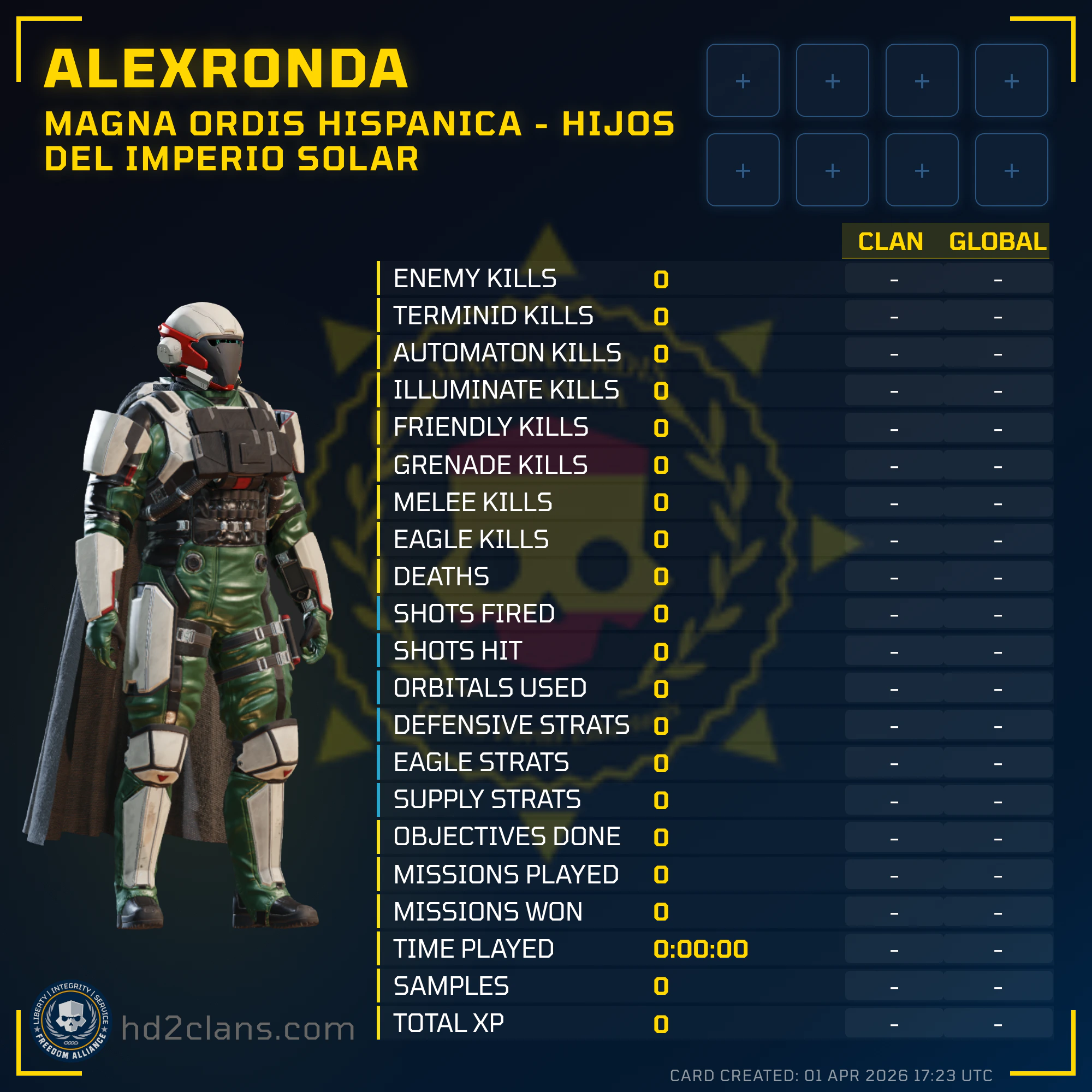 Player Card