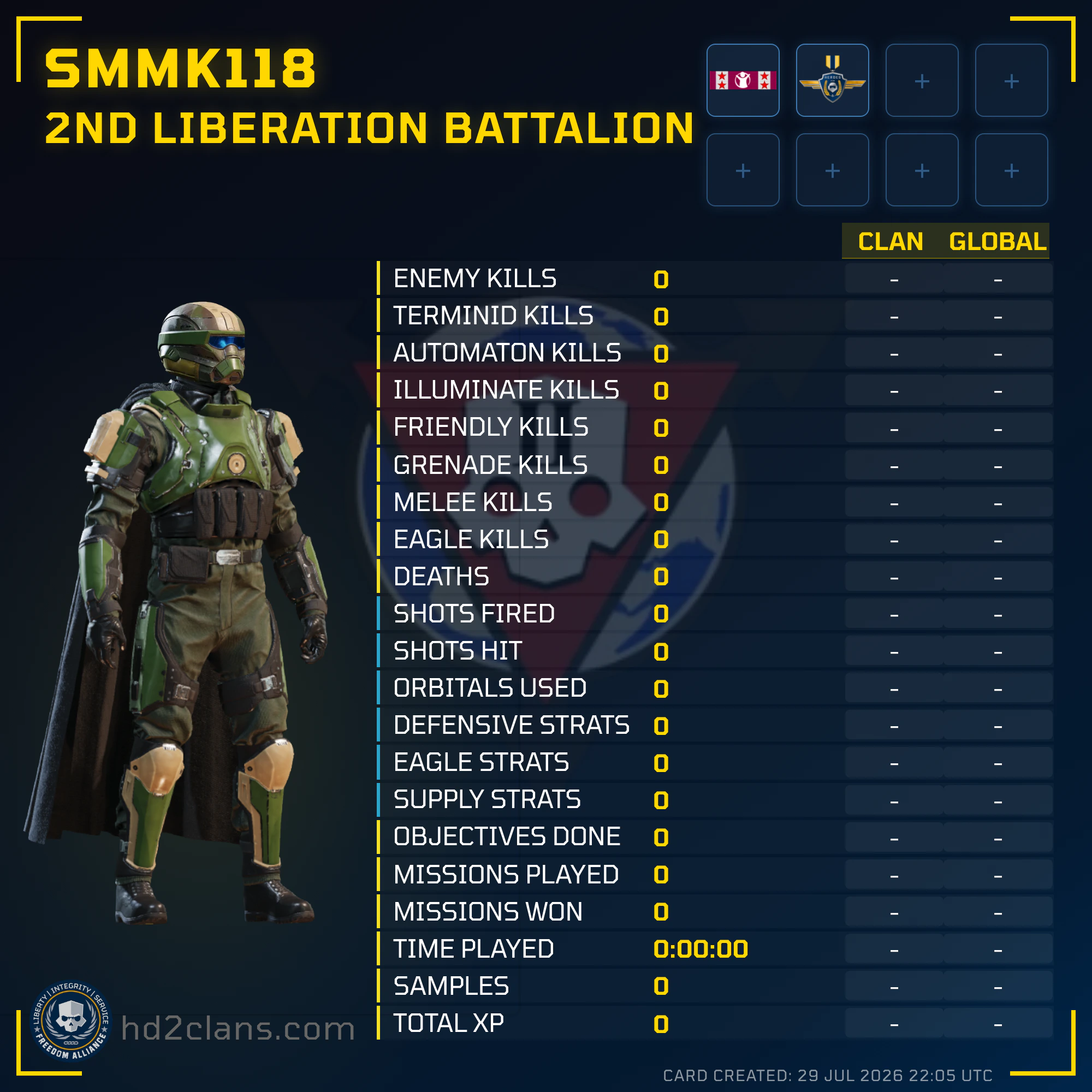 Player Card