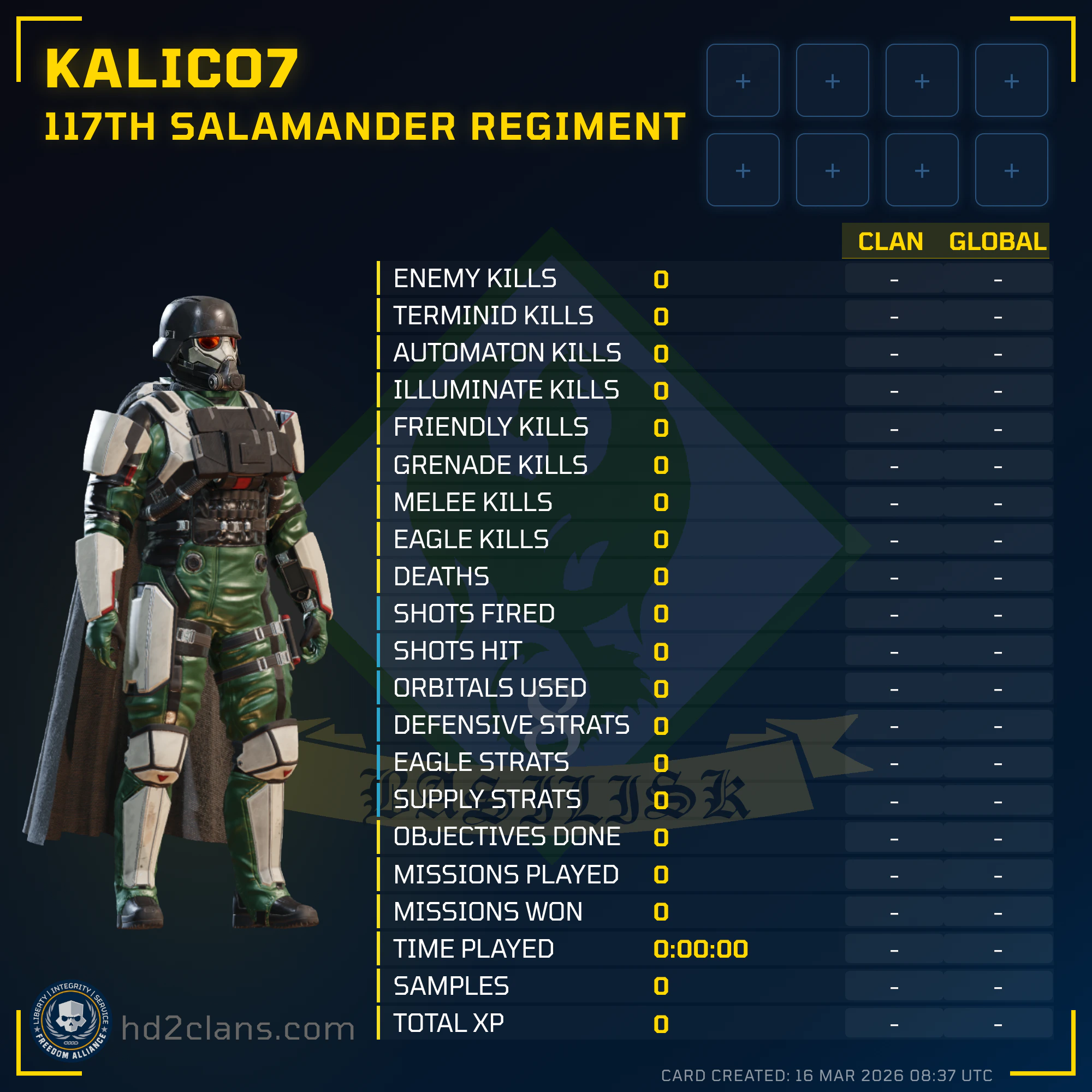 Player Card