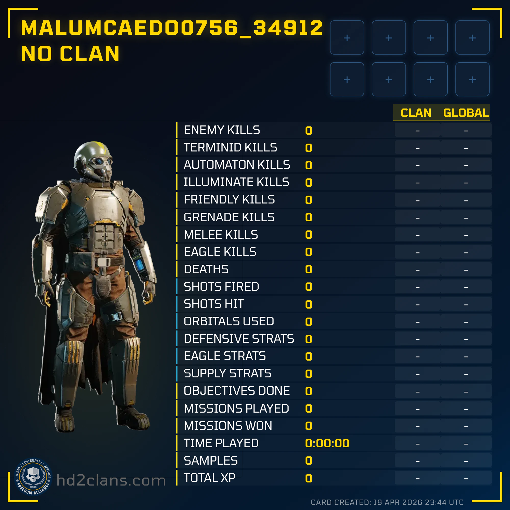 Player Card