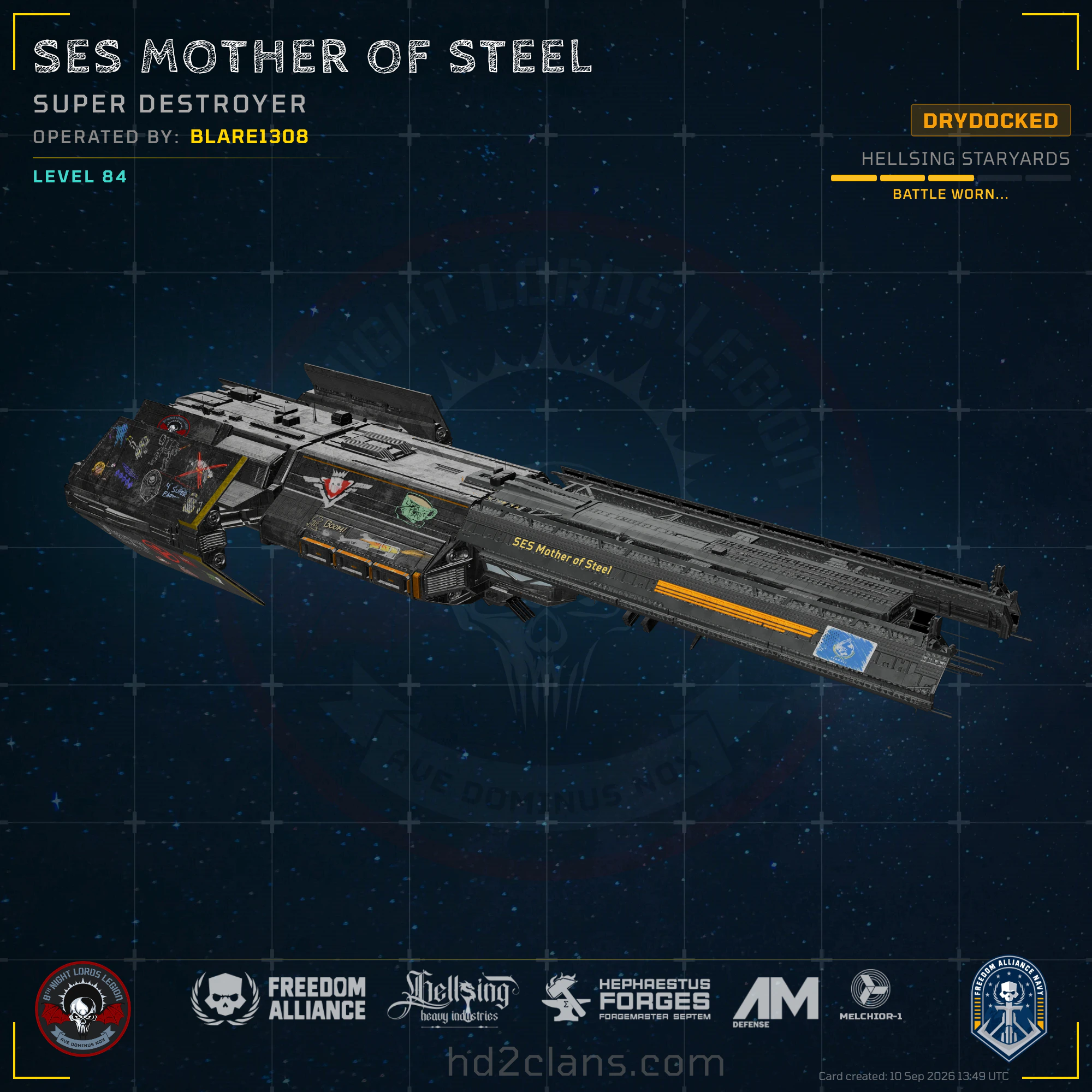 SES Mother of Steel