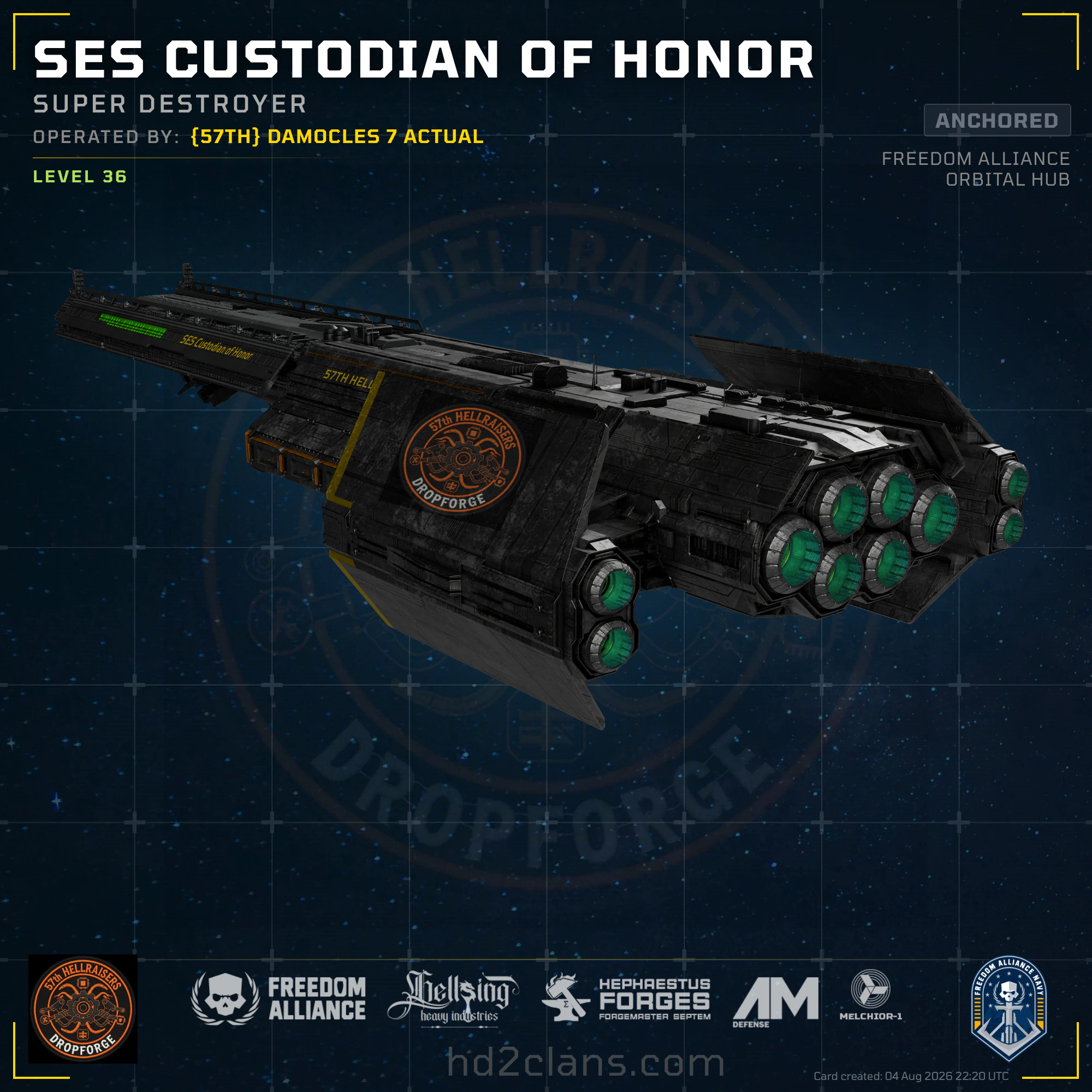 SES Custodian of Honor