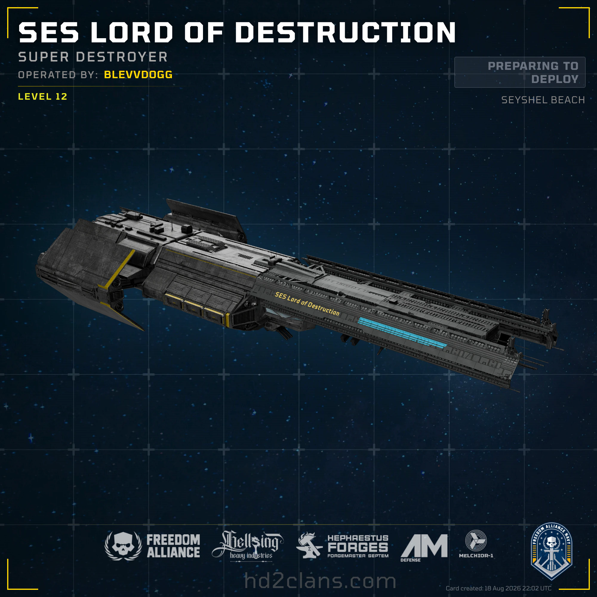 SES Lord of Destruction