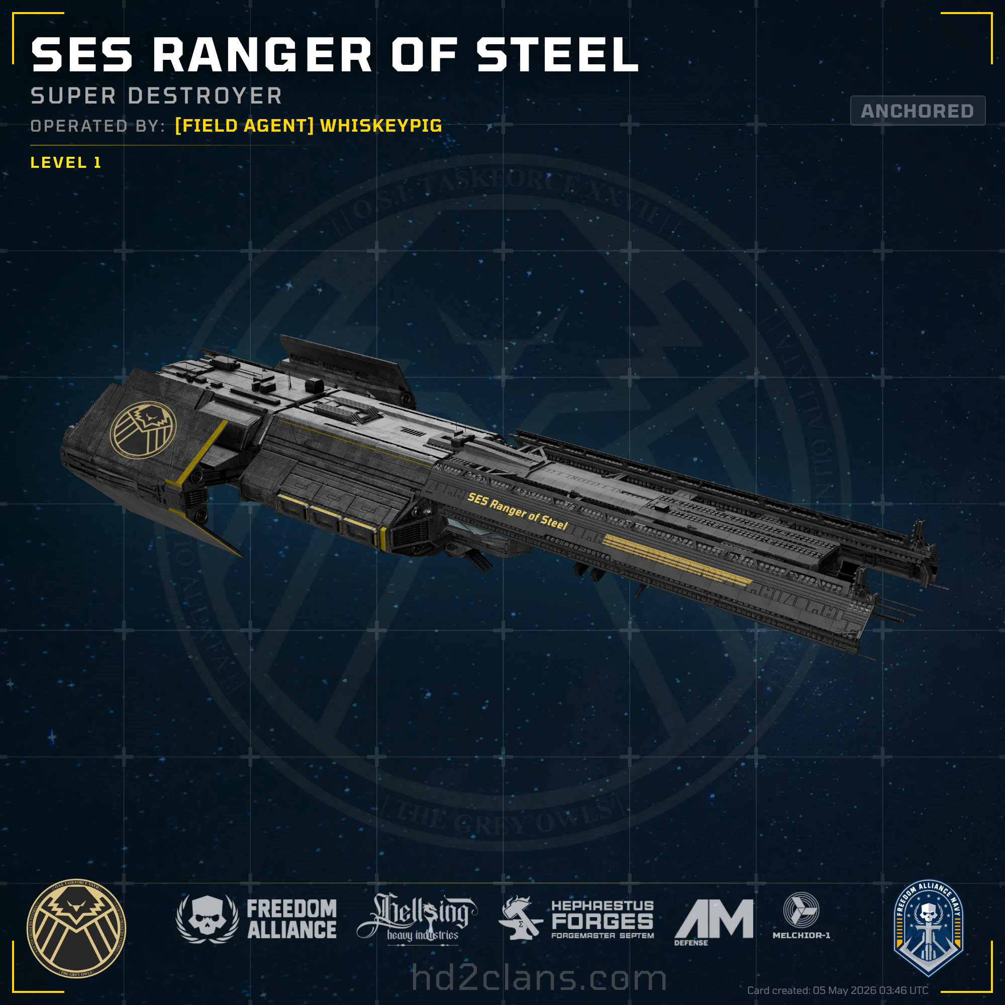 SES Ranger of Steel