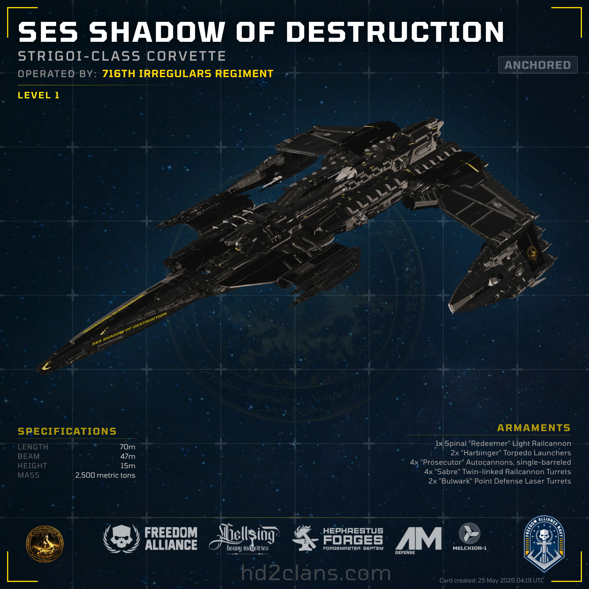 SES Shadow of Destruction