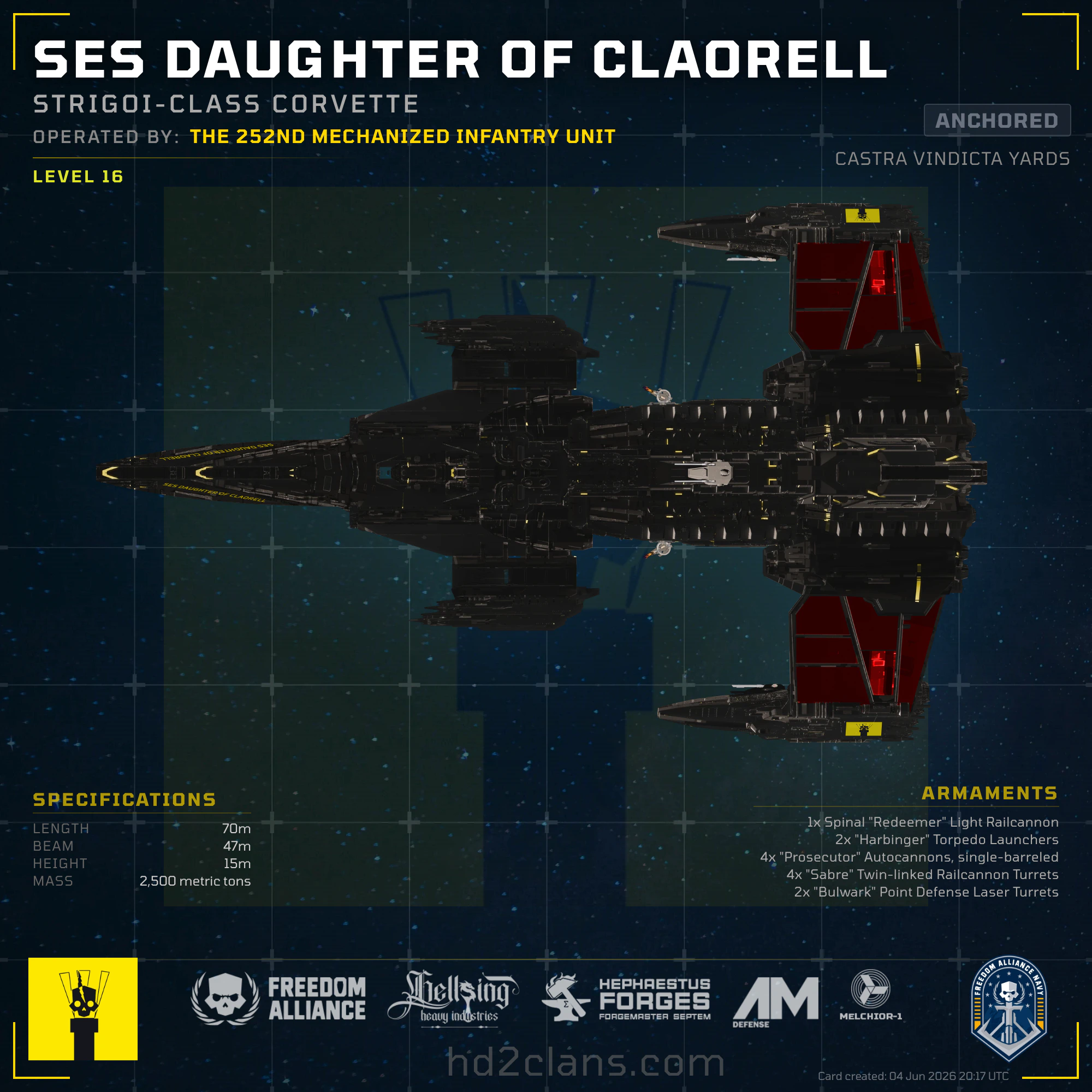 SES Daughter of Claorell