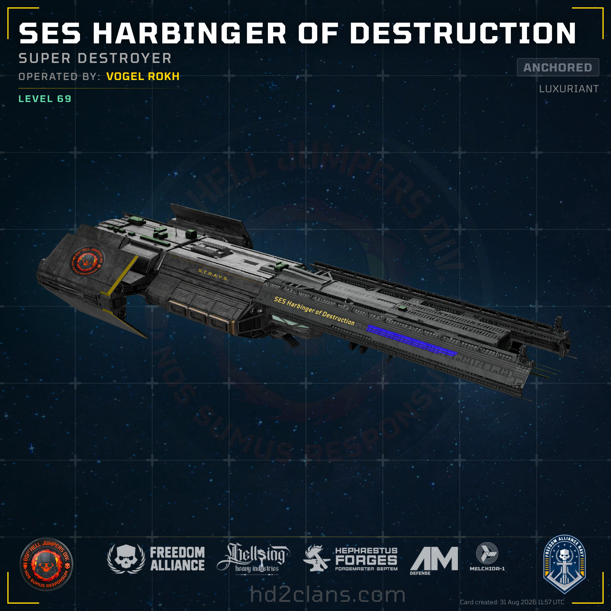 SES Harbinger of Destruction