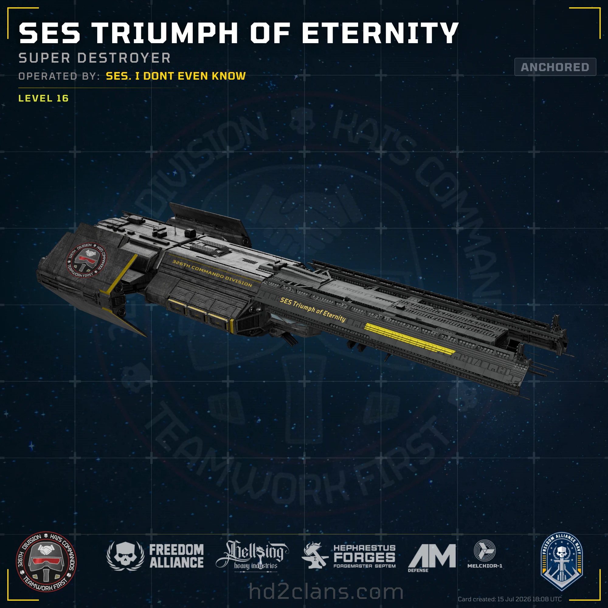 SES Triumph of Eternity