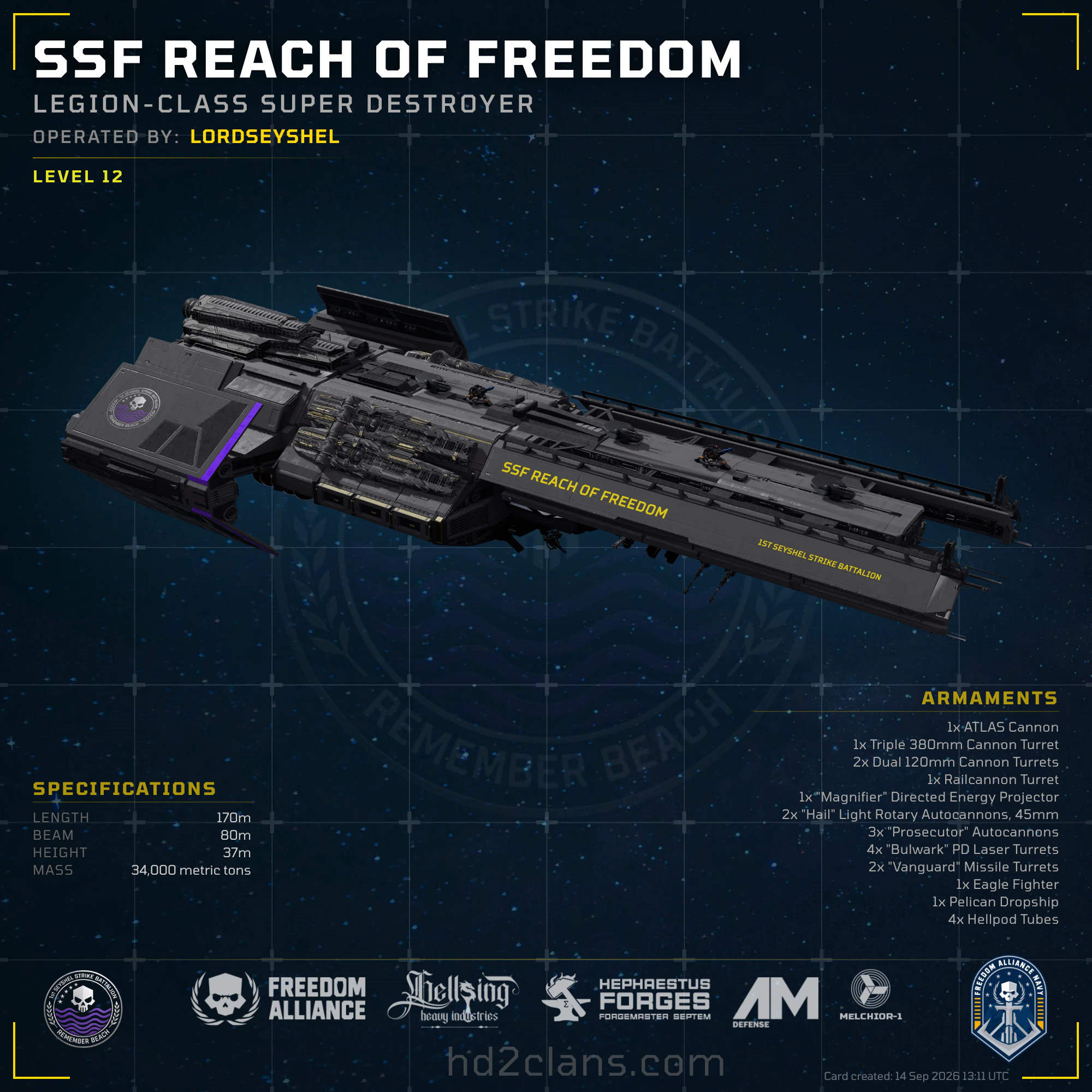SSF Reach of Freedom