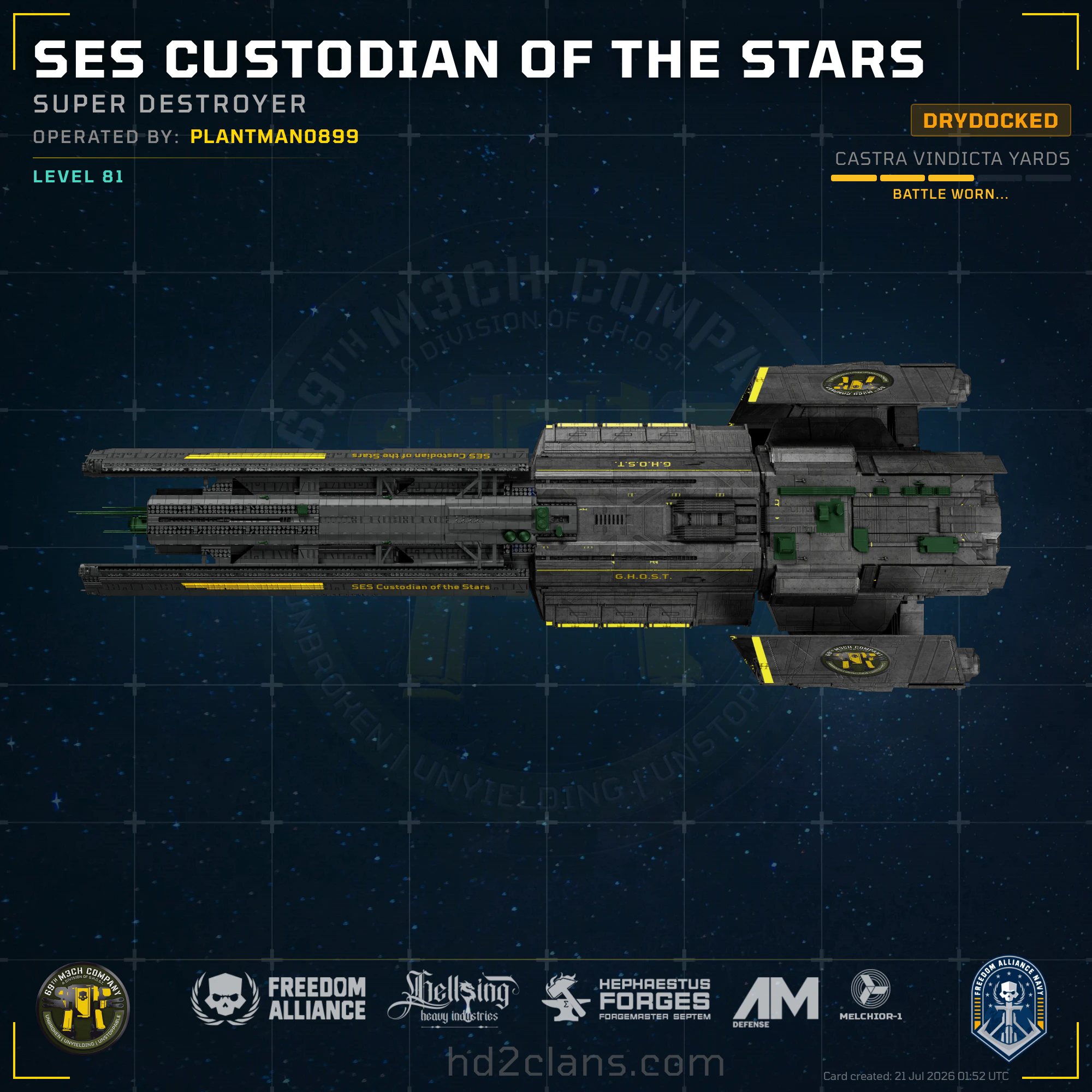 SES Custodian of the Stars