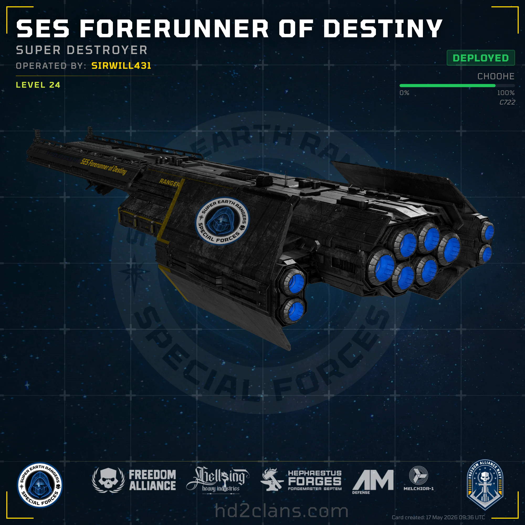 SES Forerunner of Destiny