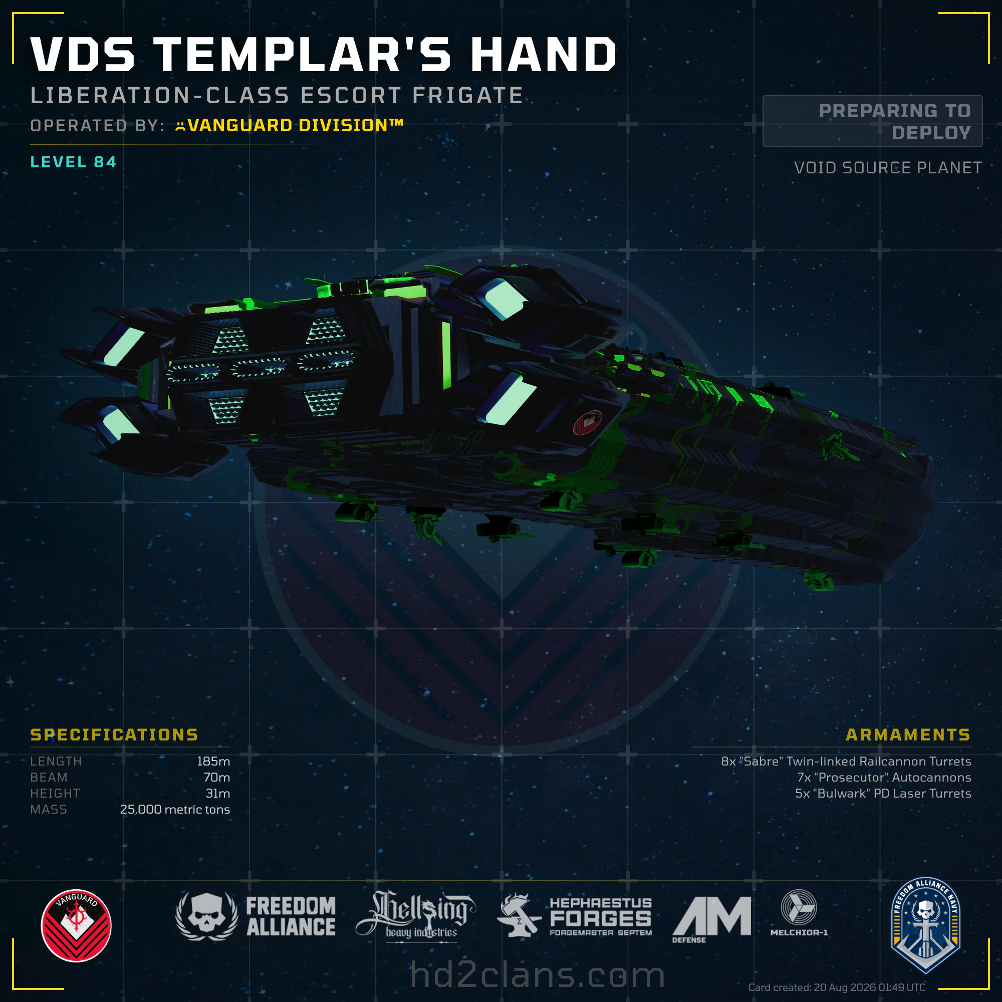 VDS Templar's Hand