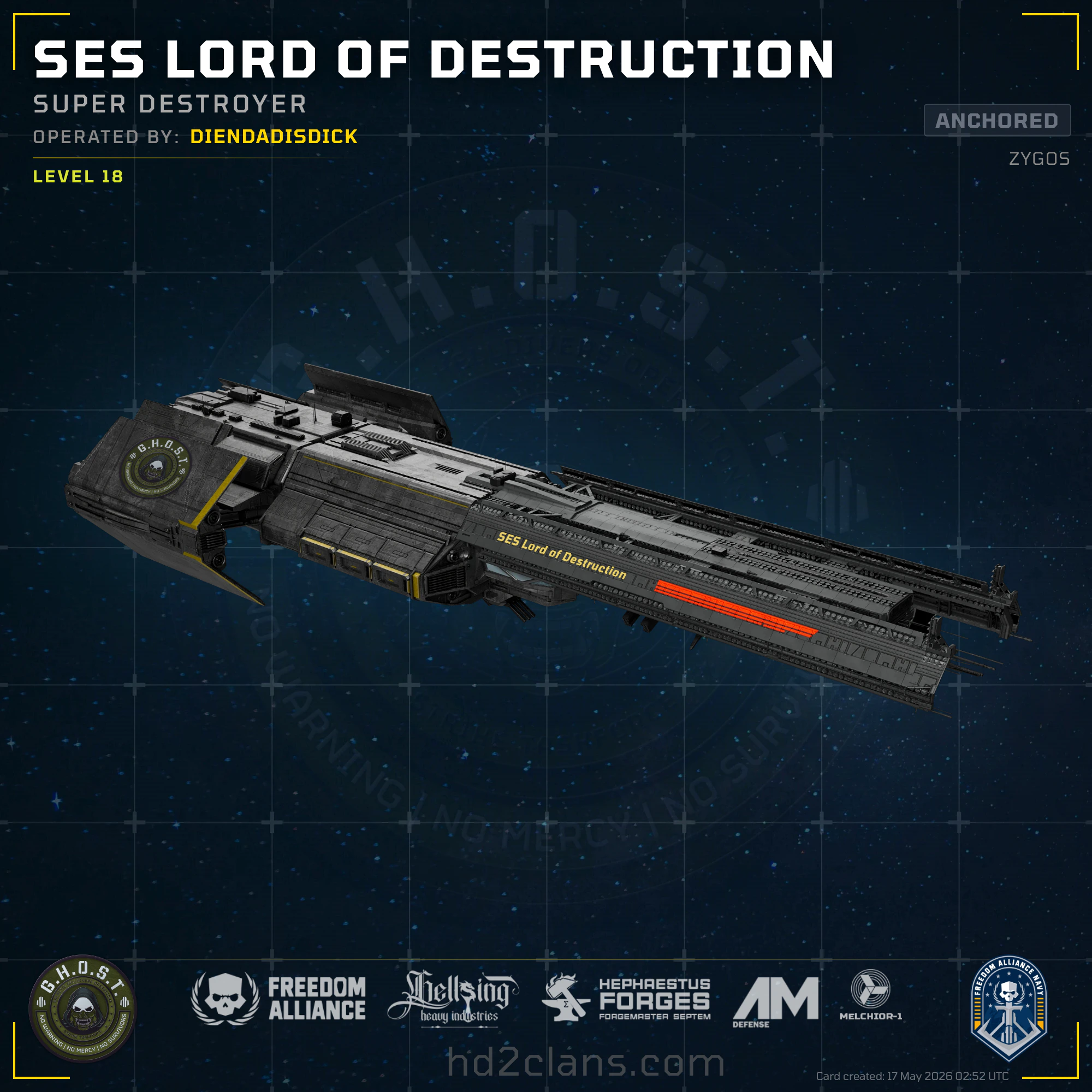 SES Lord of Destruction
