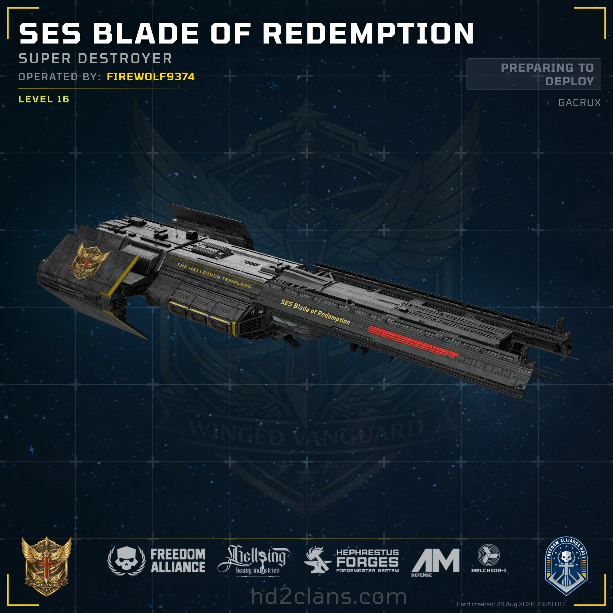 SES Blade of Redemption
