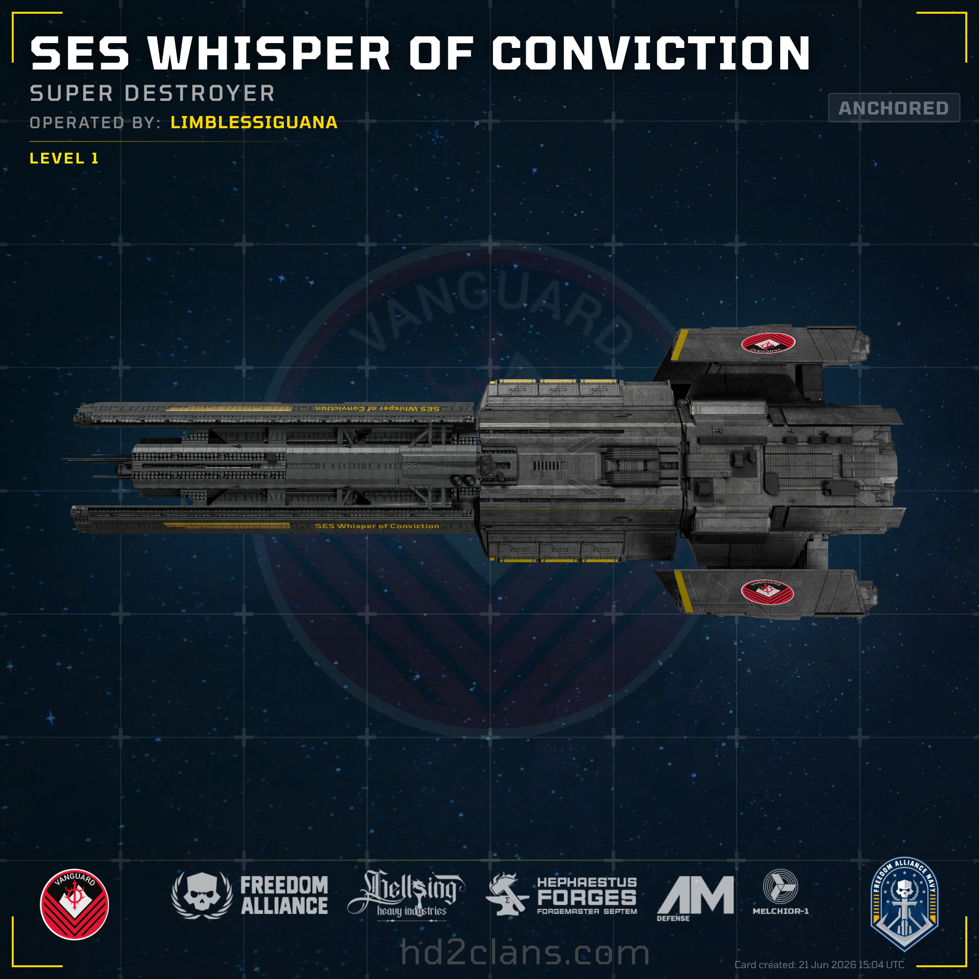 SES Whisper of Conviction