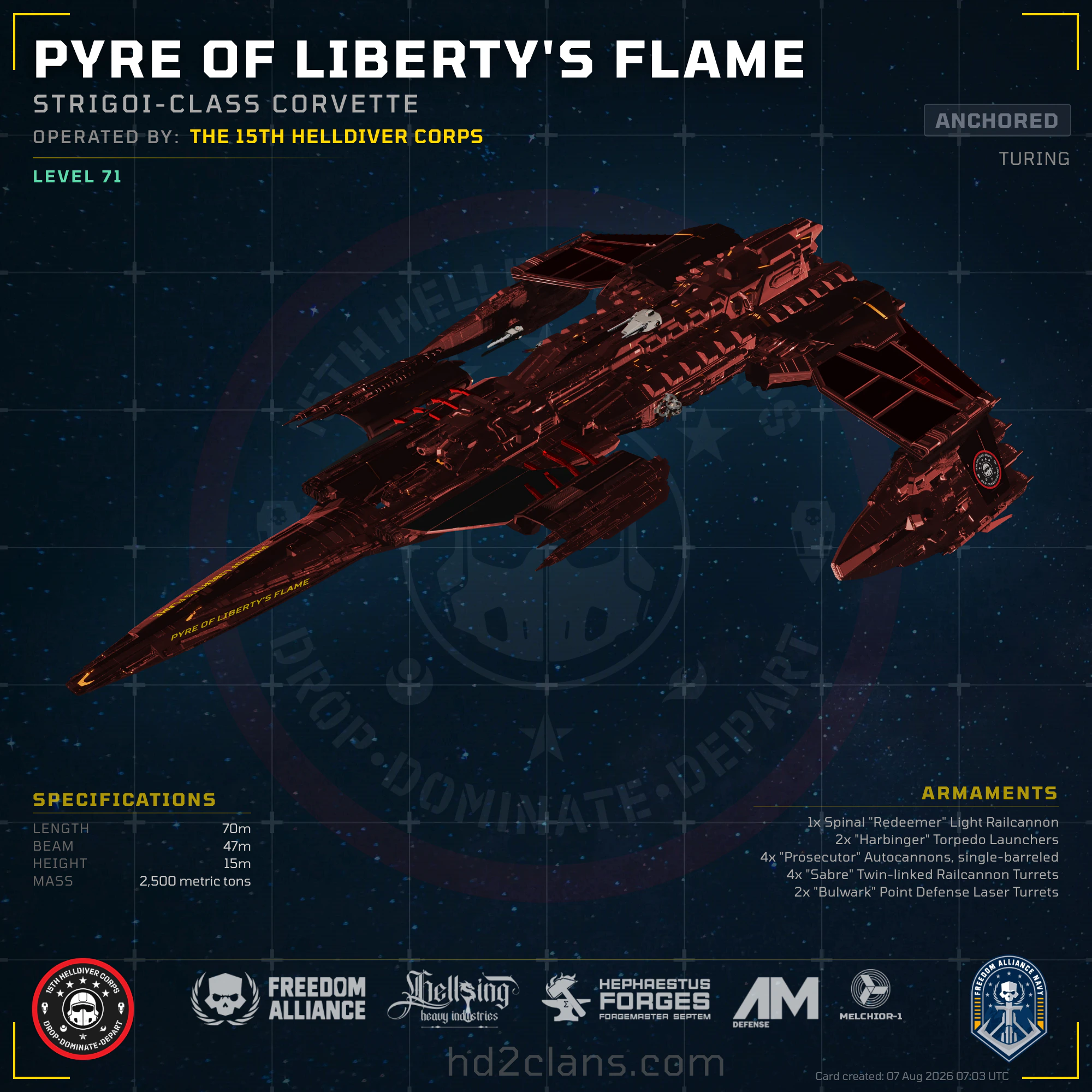 Pyre of Liberty's Flame