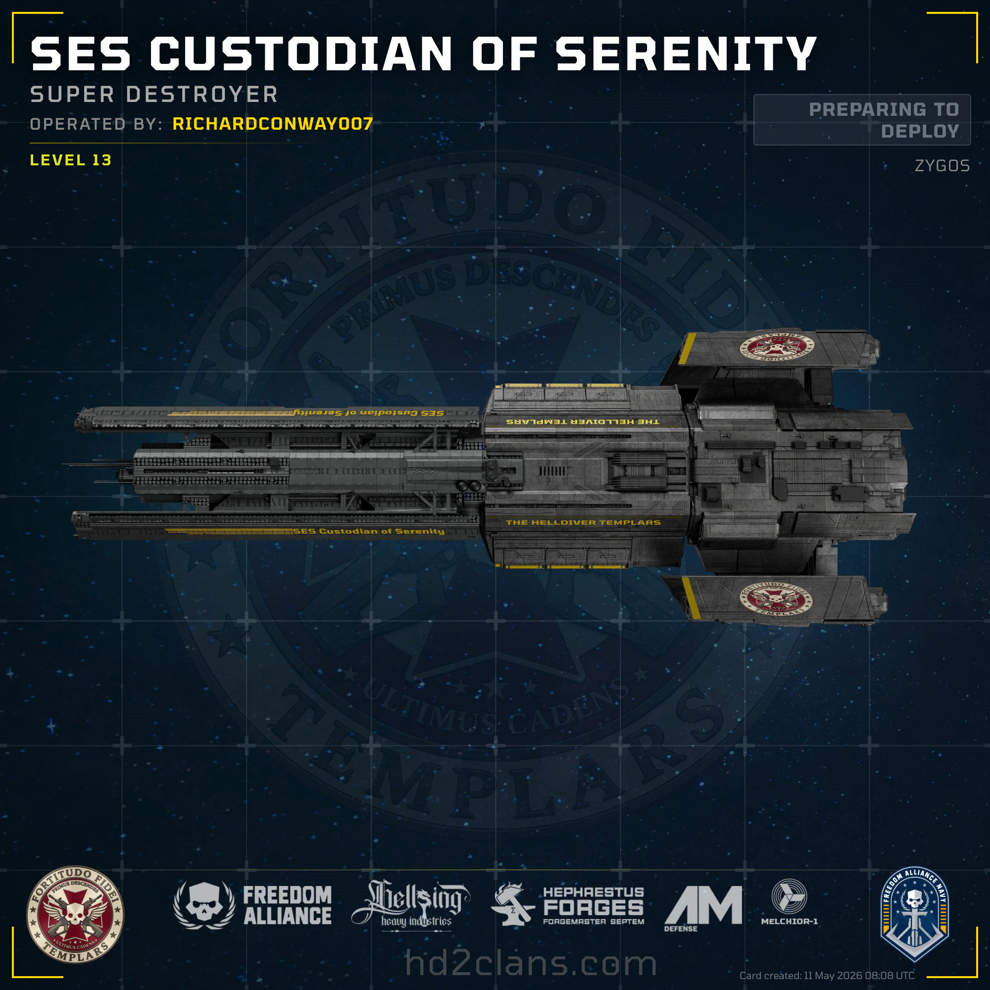 SES Custodian of Serenity