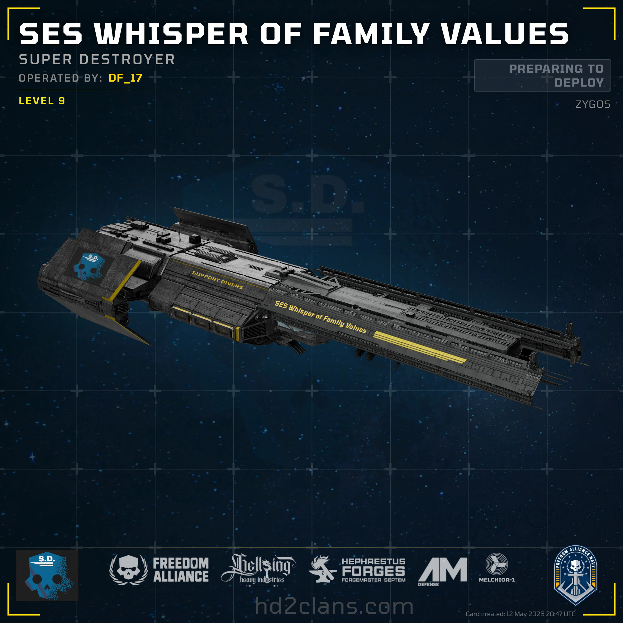 SES Whisper of Family Values