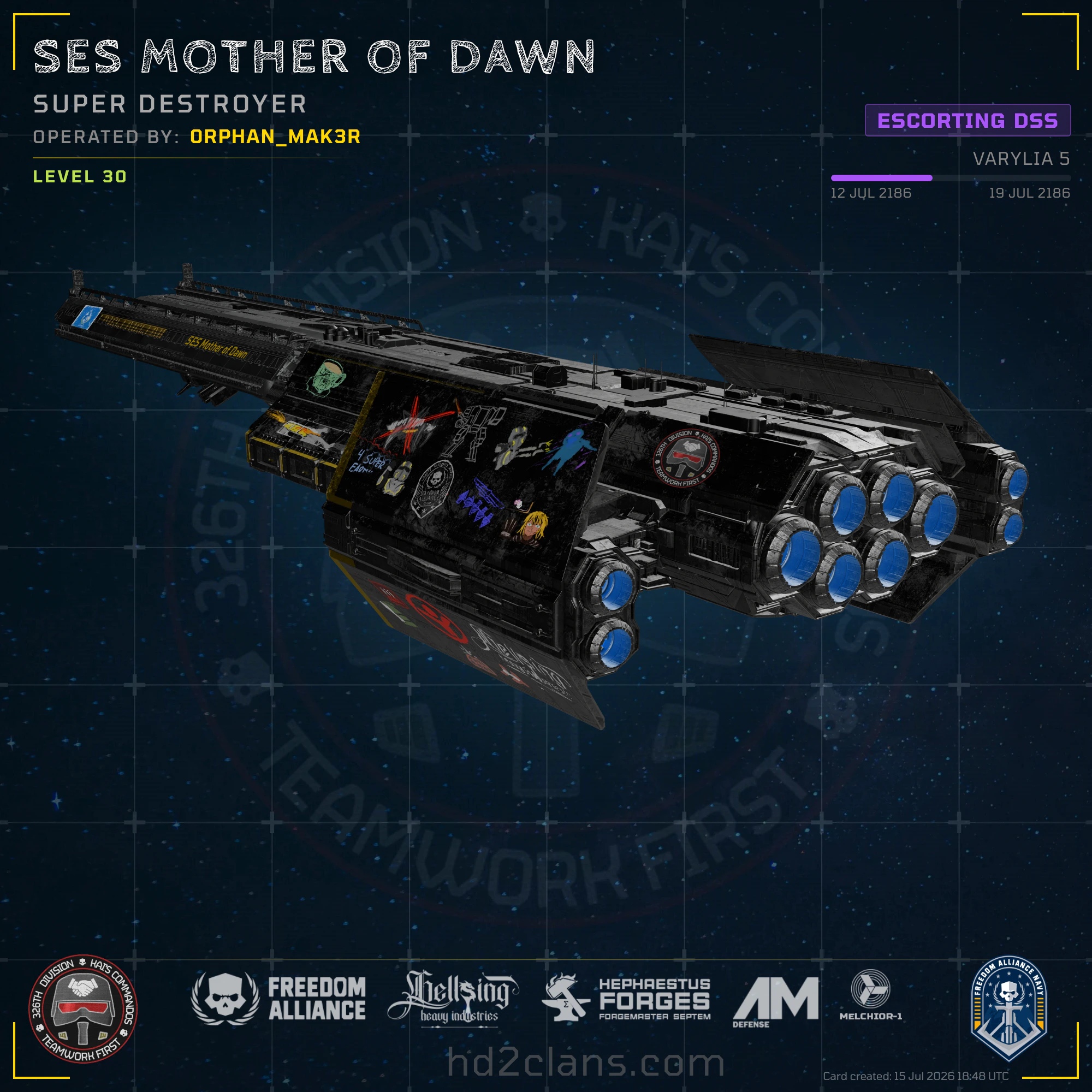 SES Mother of Dawn