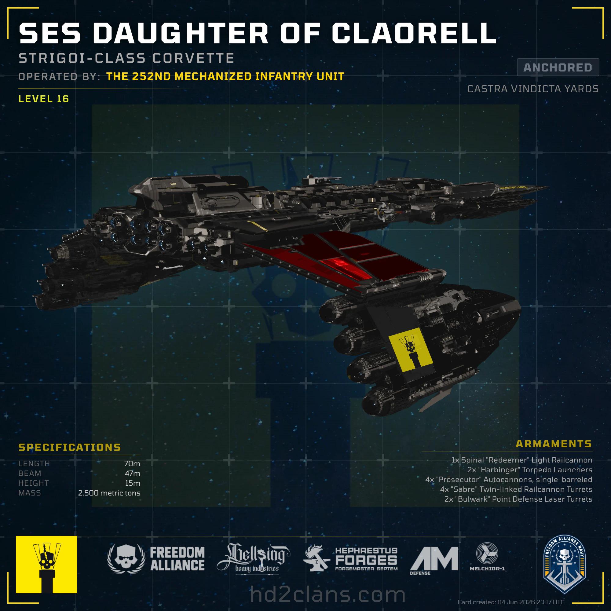 SES Daughter of Claorell