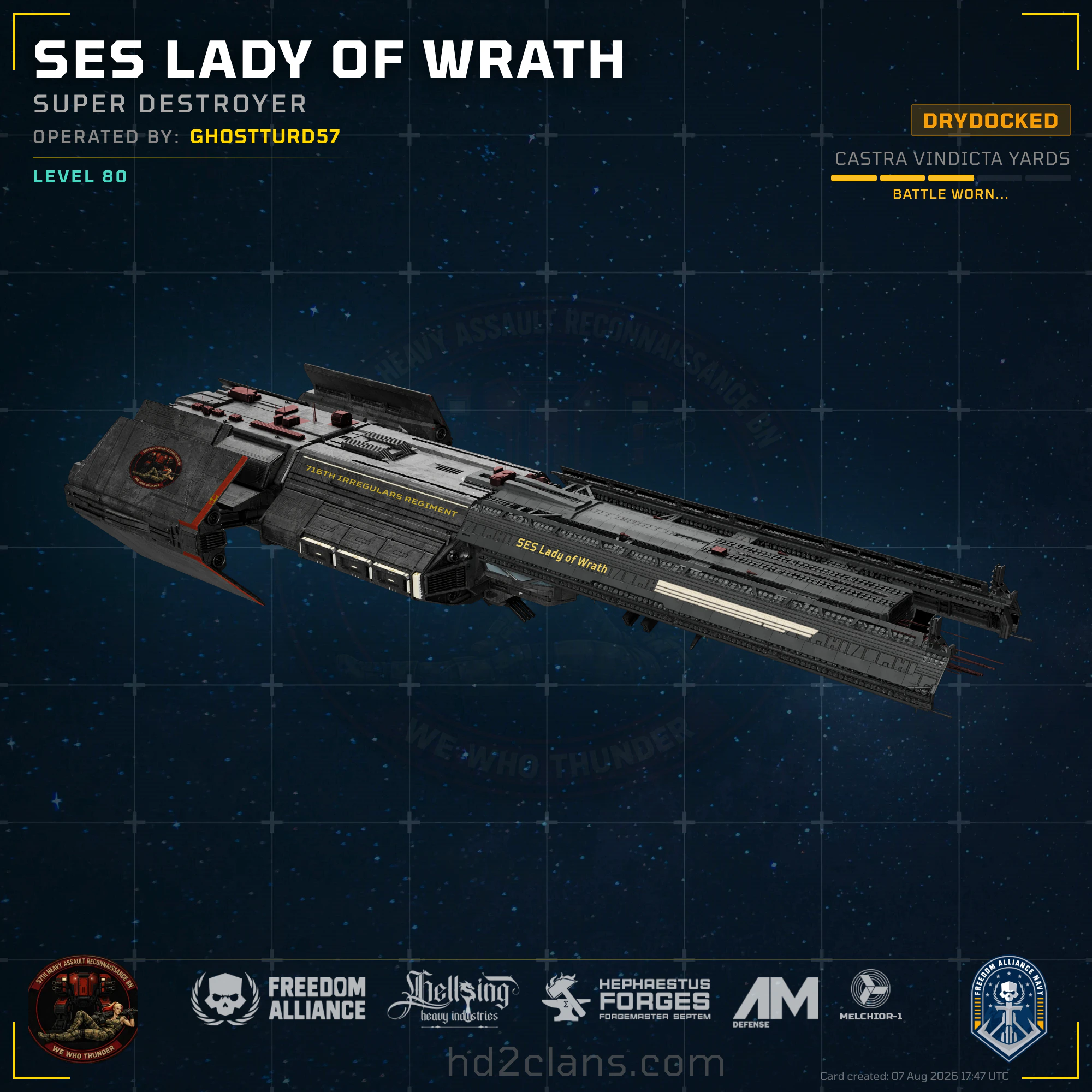 SES Lady of Wrath