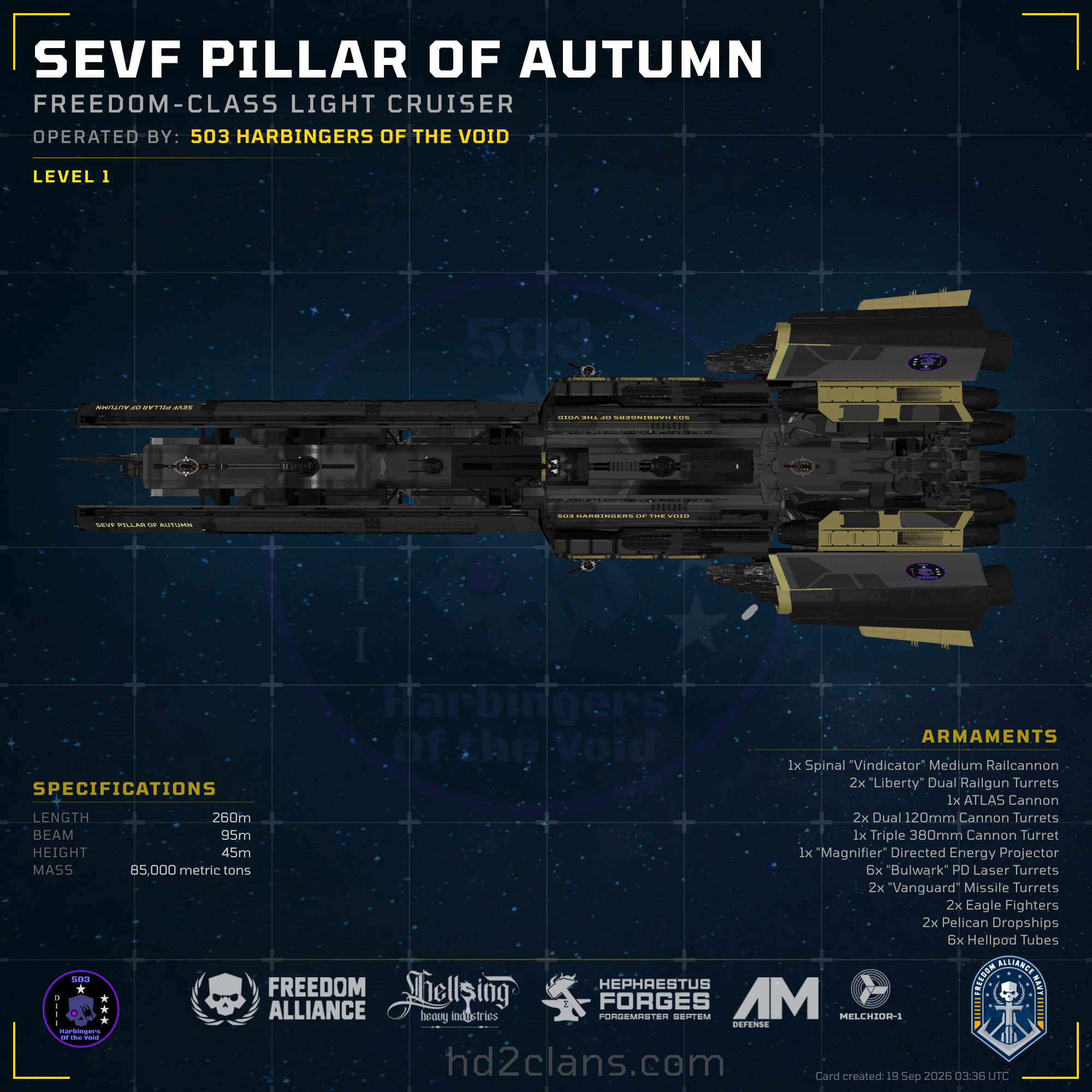 SEVF Pillar of Autumn