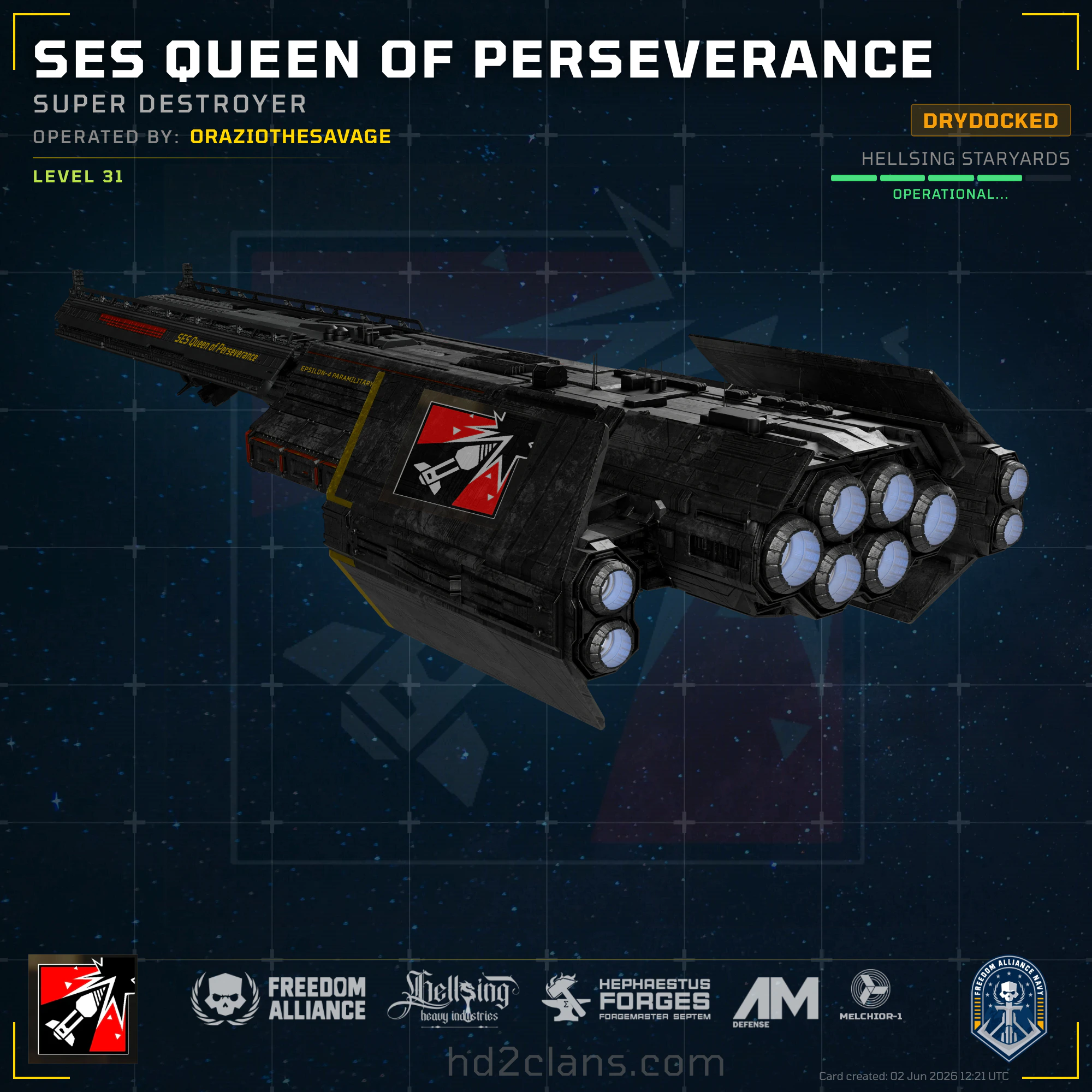 SES Queen of Perseverance
