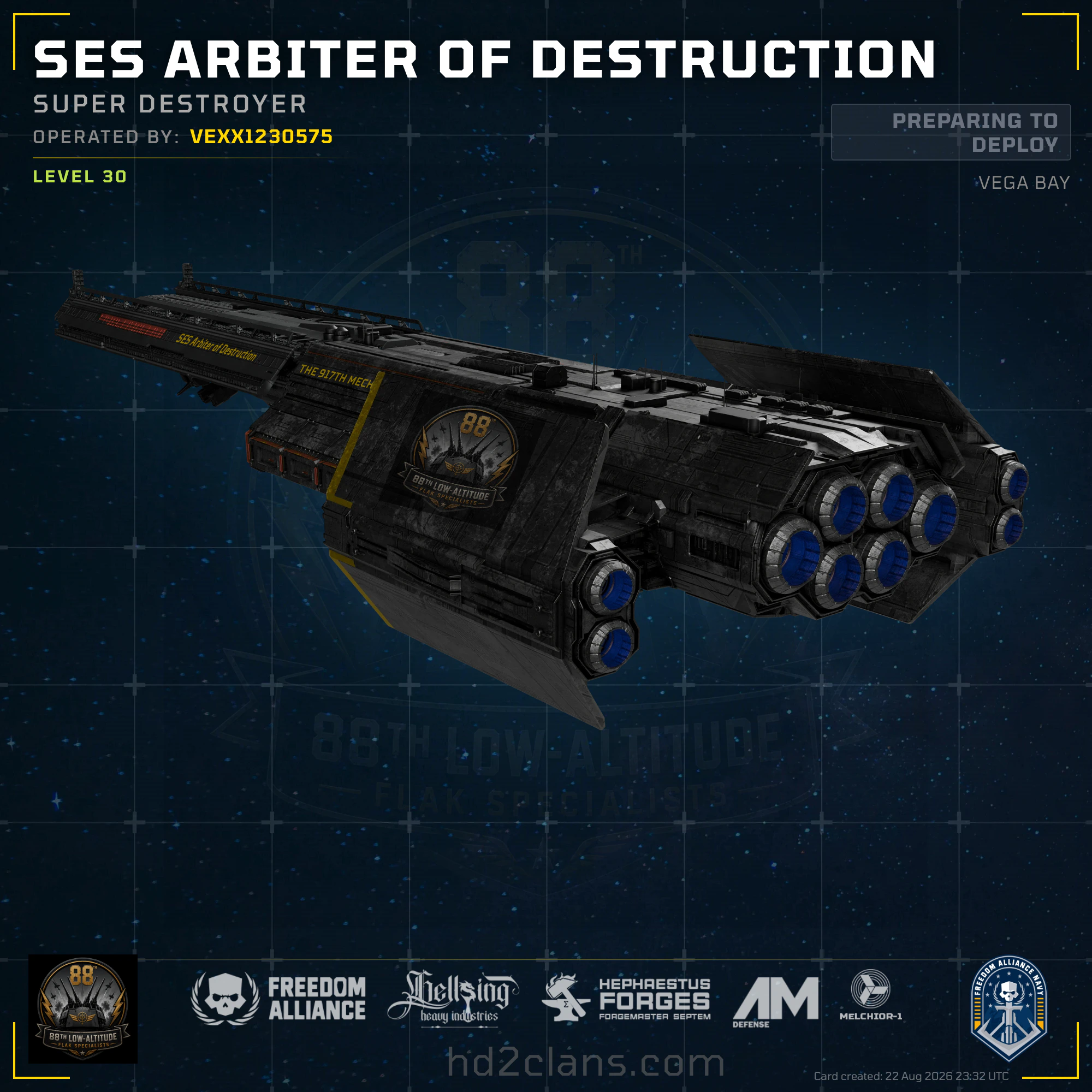 SES Arbiter of Destruction
