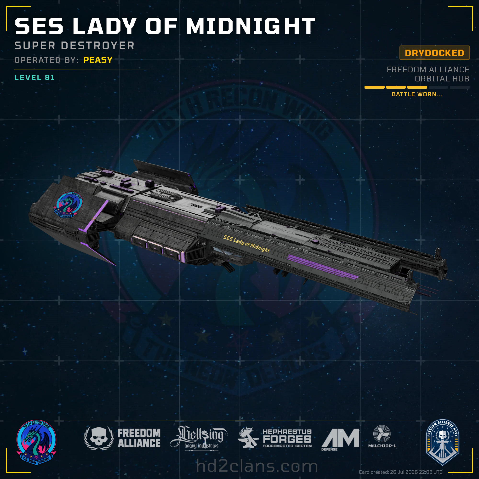 SES Lady of Midnight