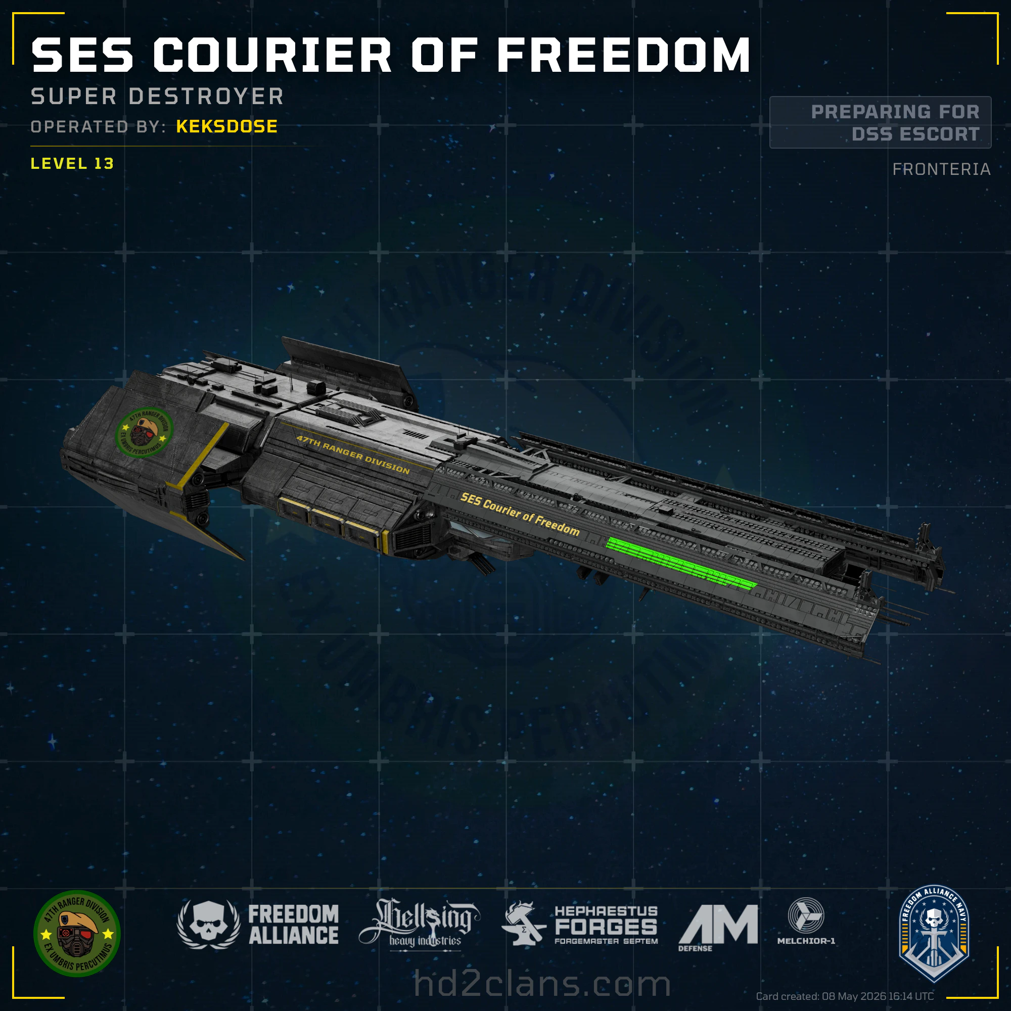 SES Courier of Freedom