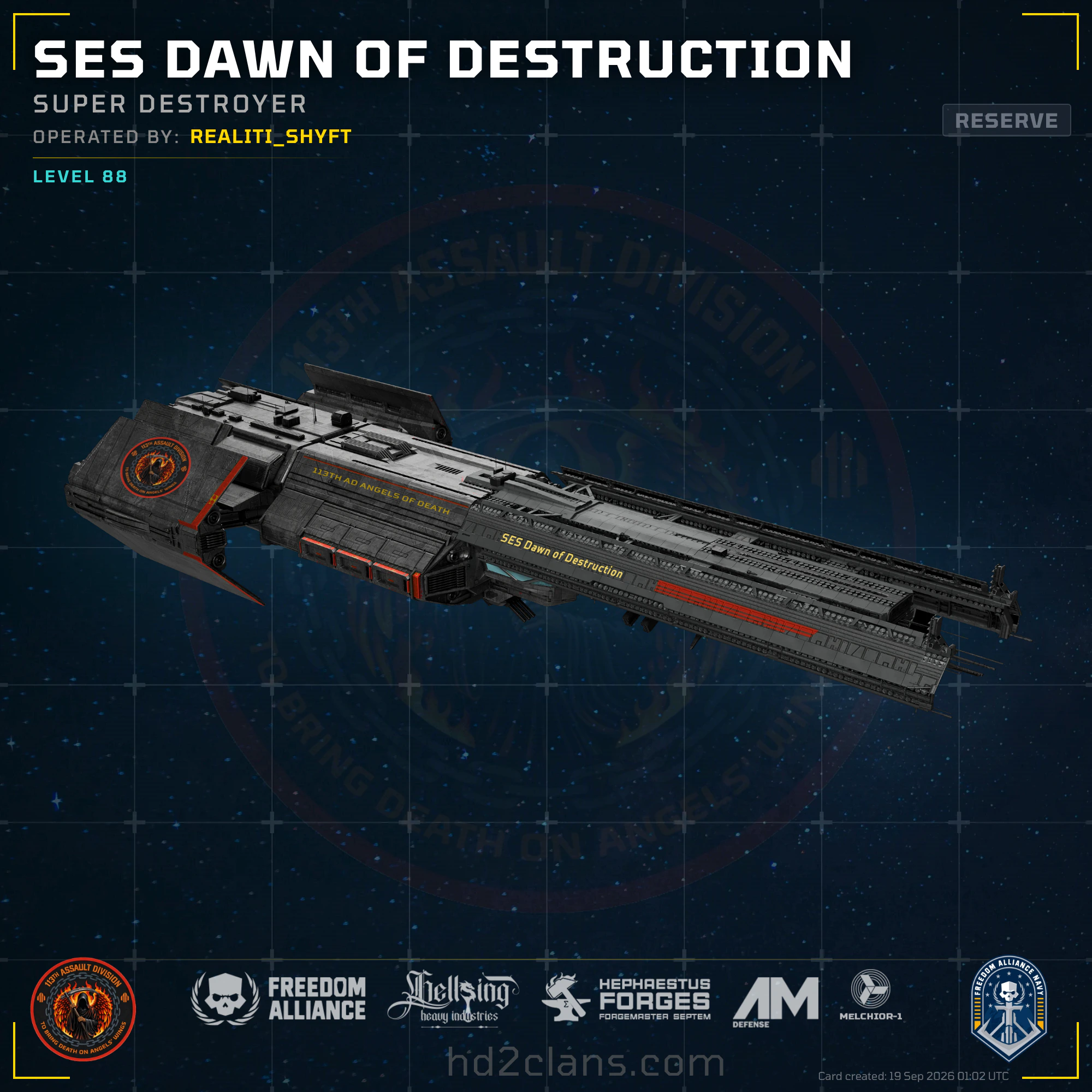 SES Dawn of Destruction