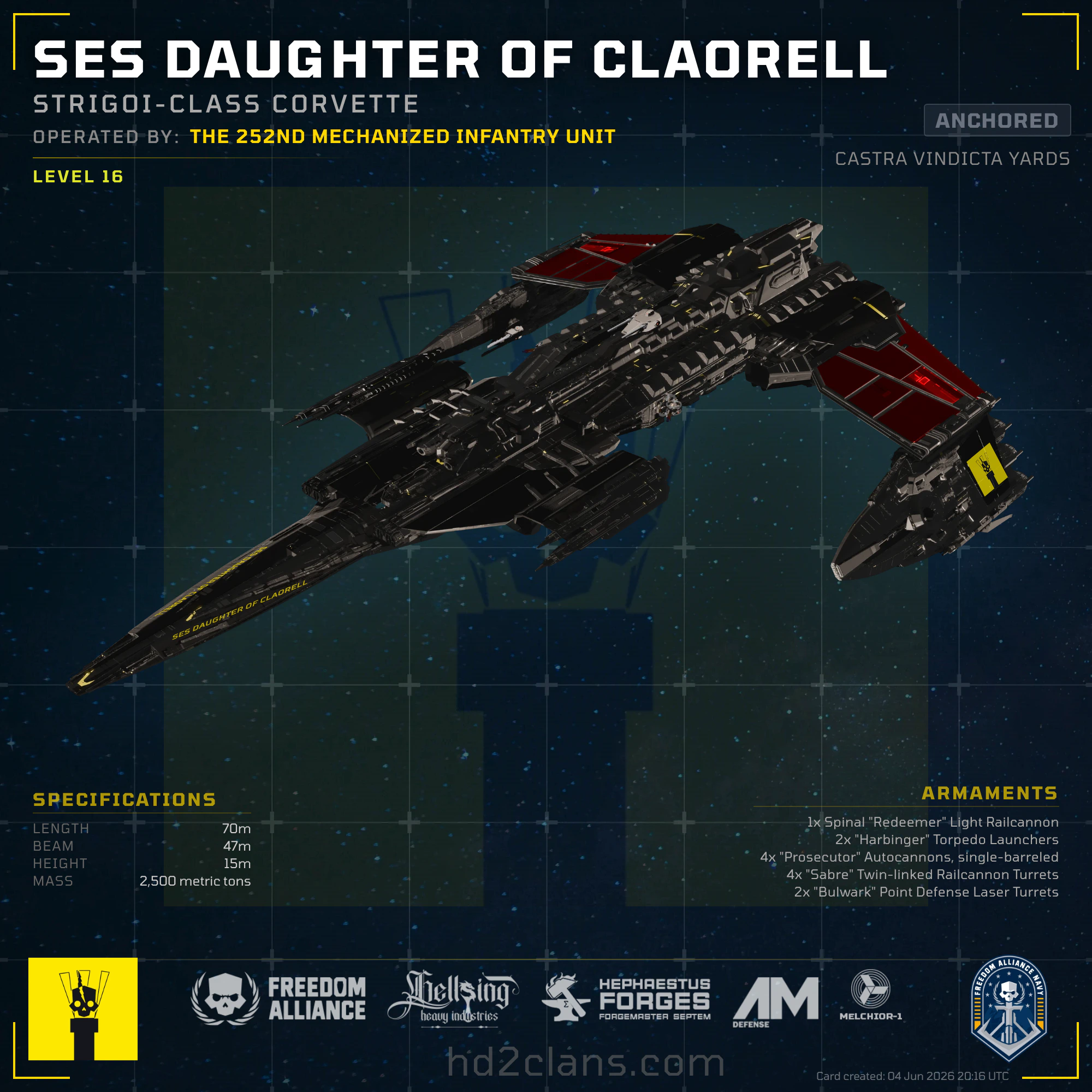 SES Daughter of Claorell