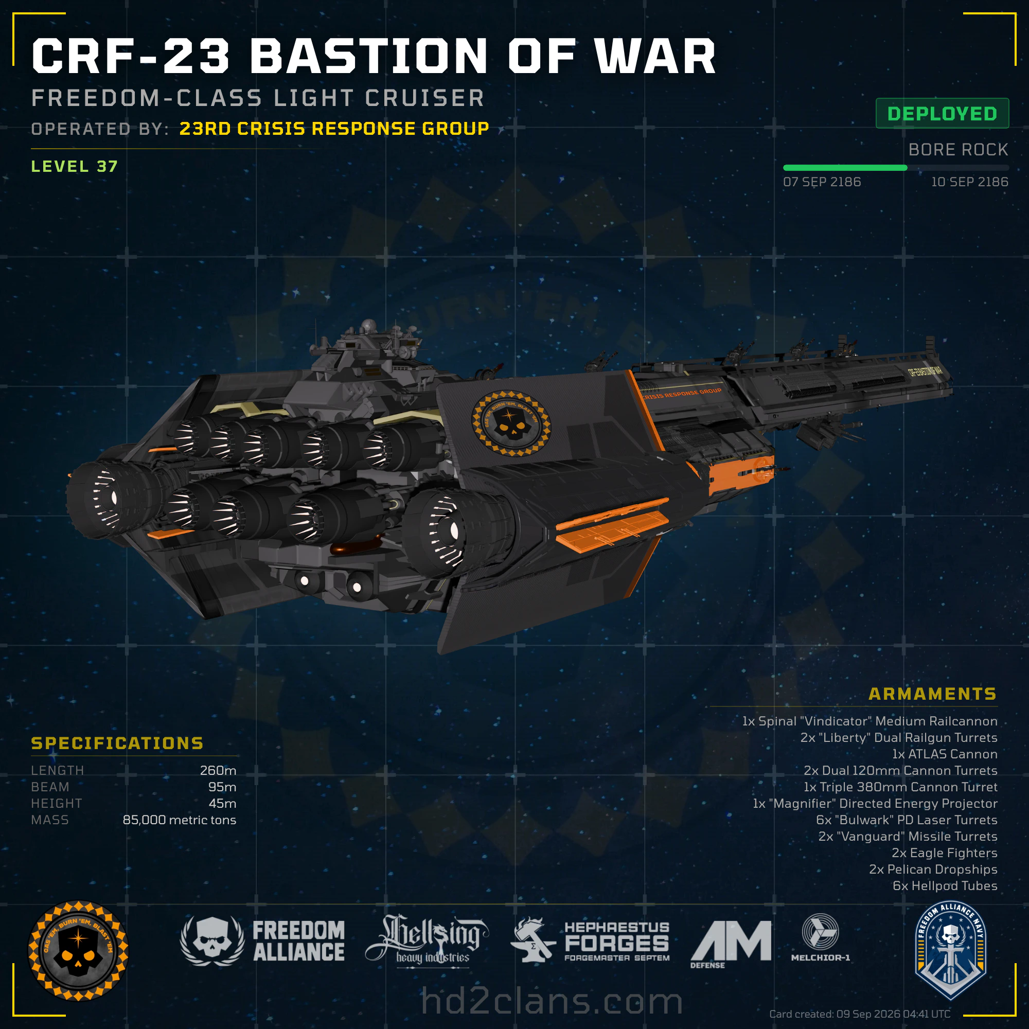 CRF-23 Bastion of War