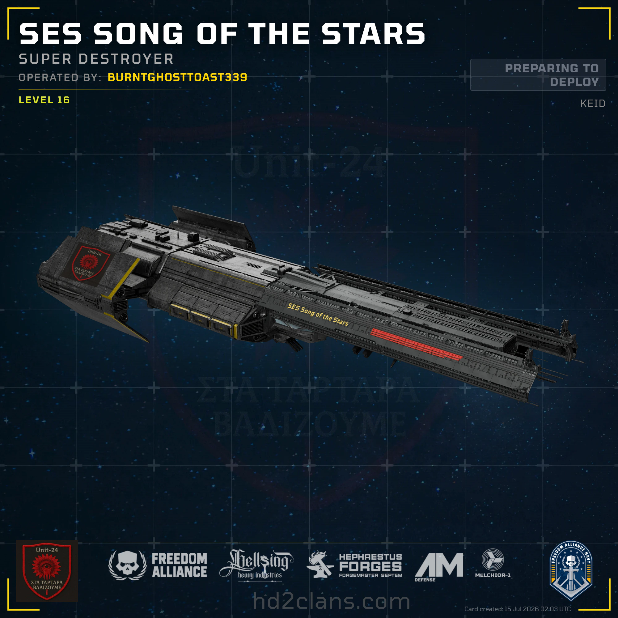 SES Song of the Stars