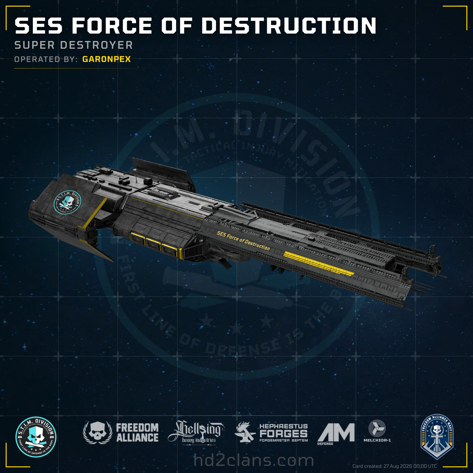 SES Force of Destruction