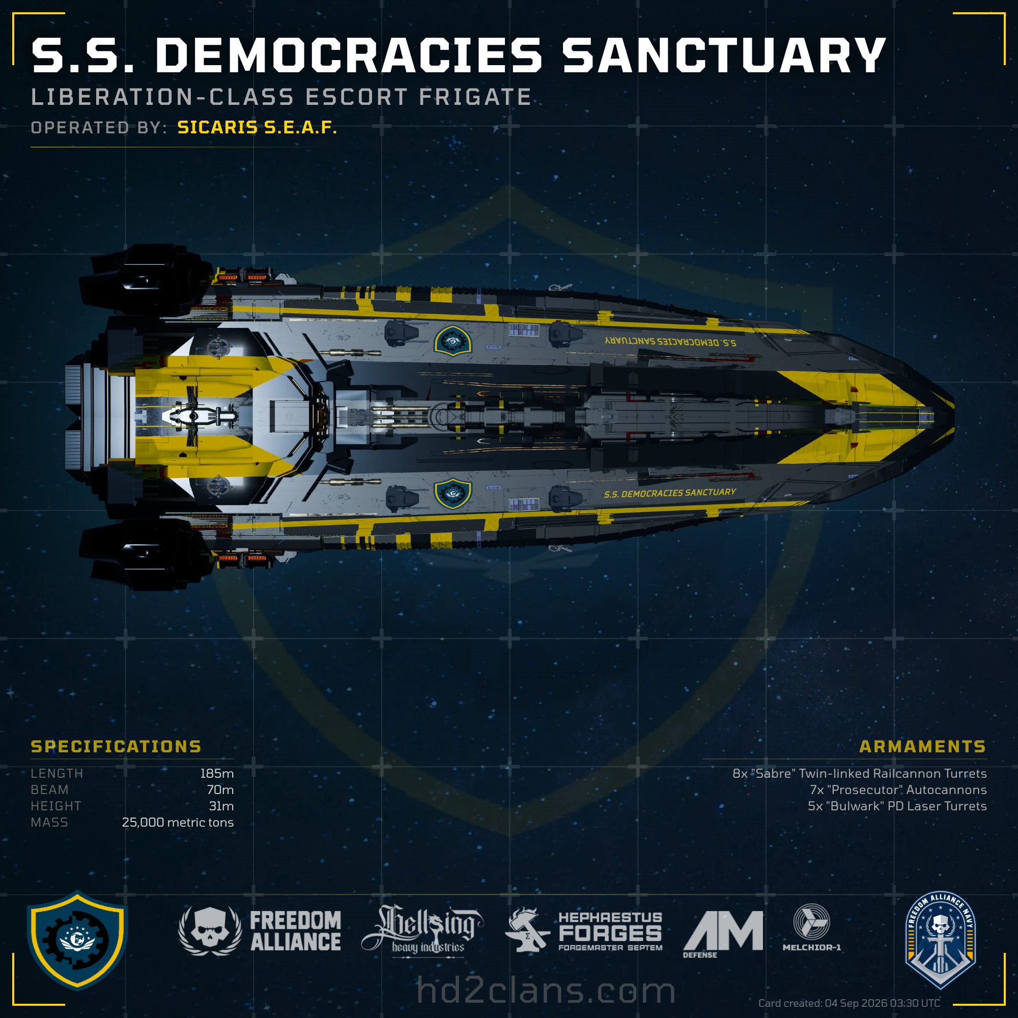 S.S. Democracies Sanctuary