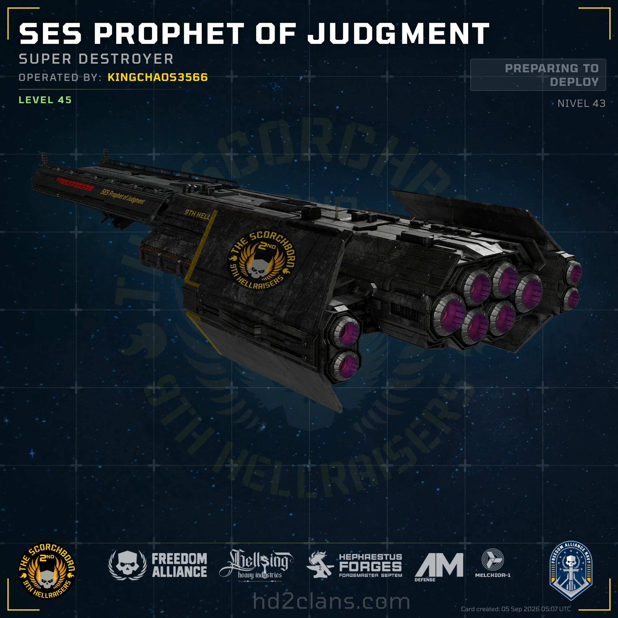 SES Prophet of Judgment