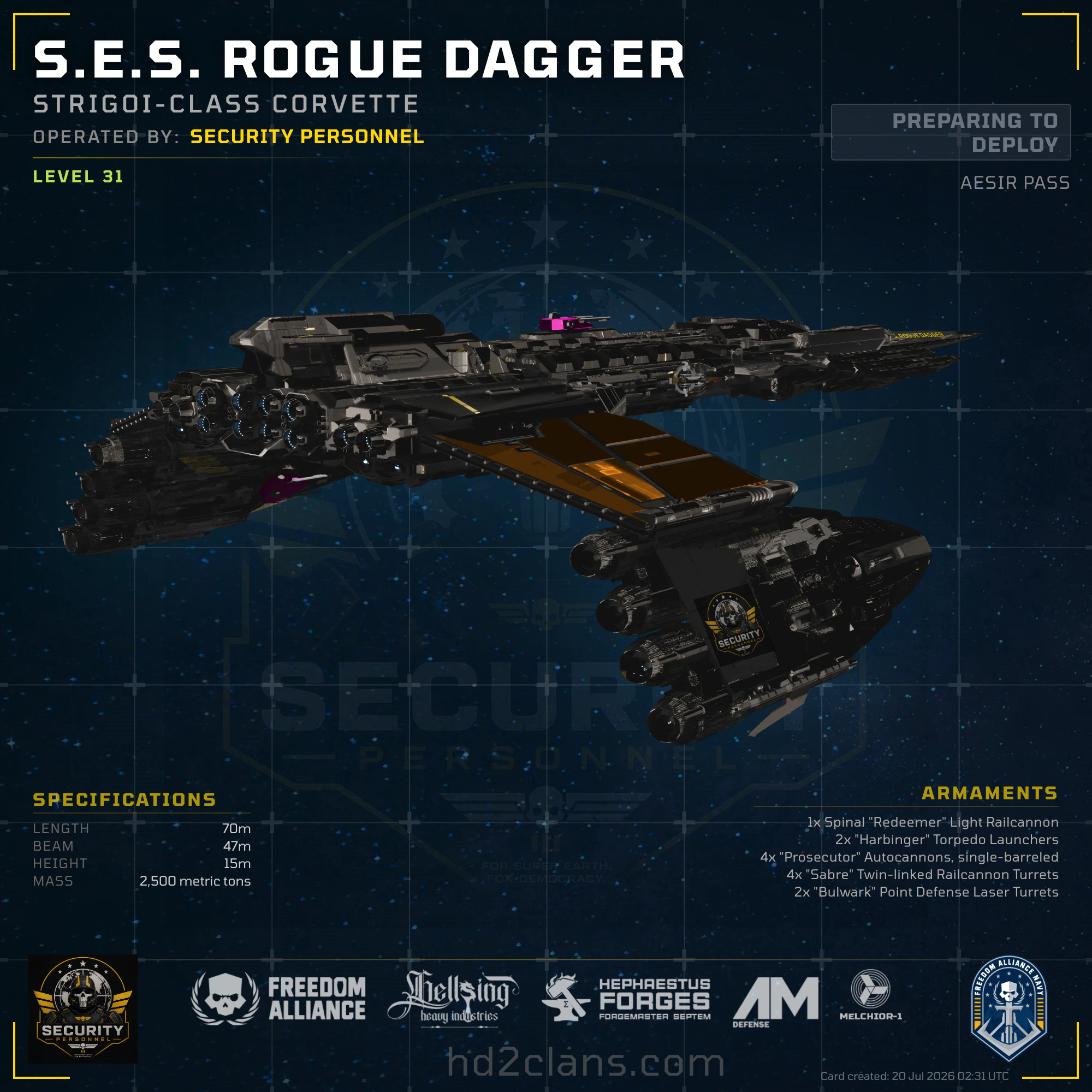 S.E.S. Rogue Dagger