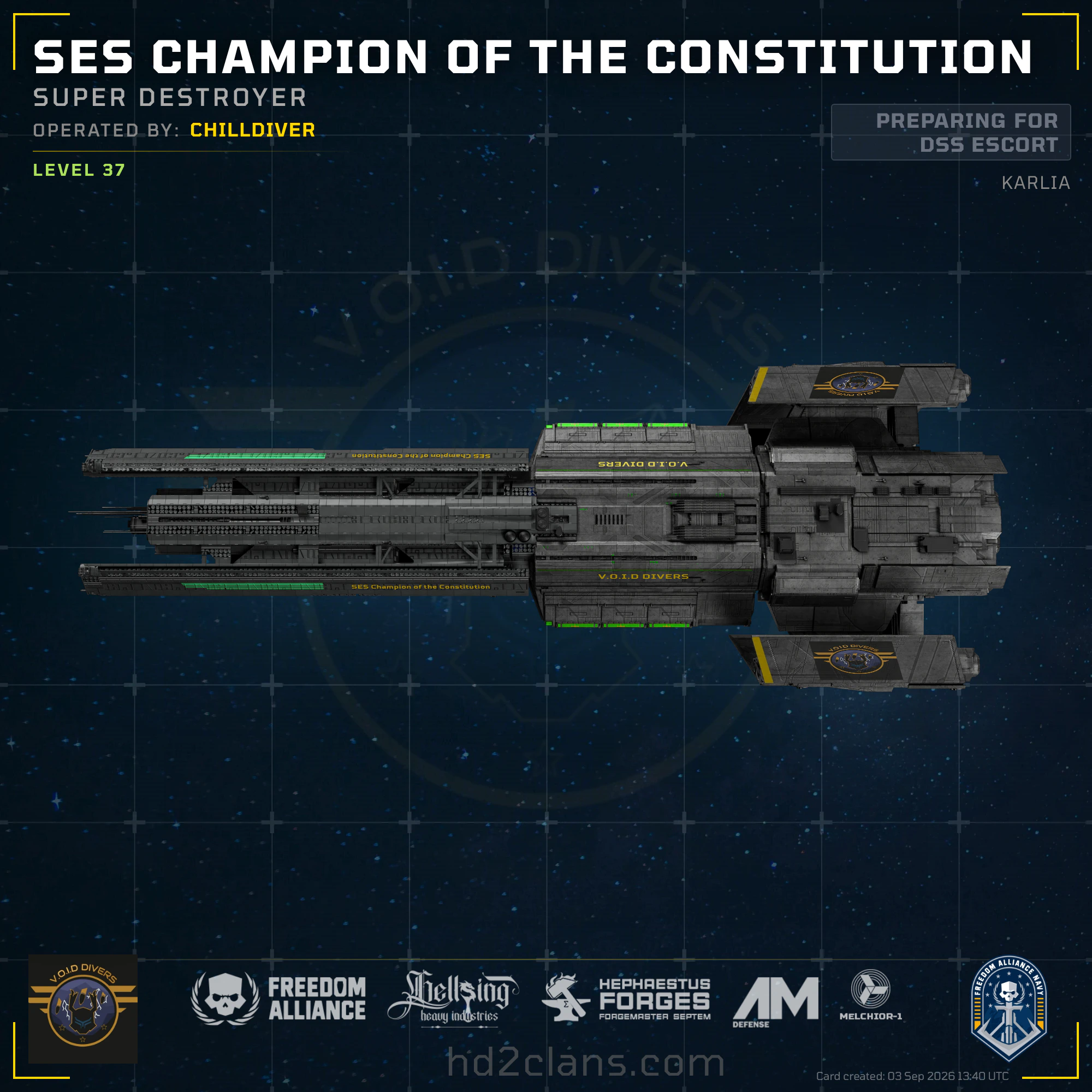 SES Champion of the Constitution